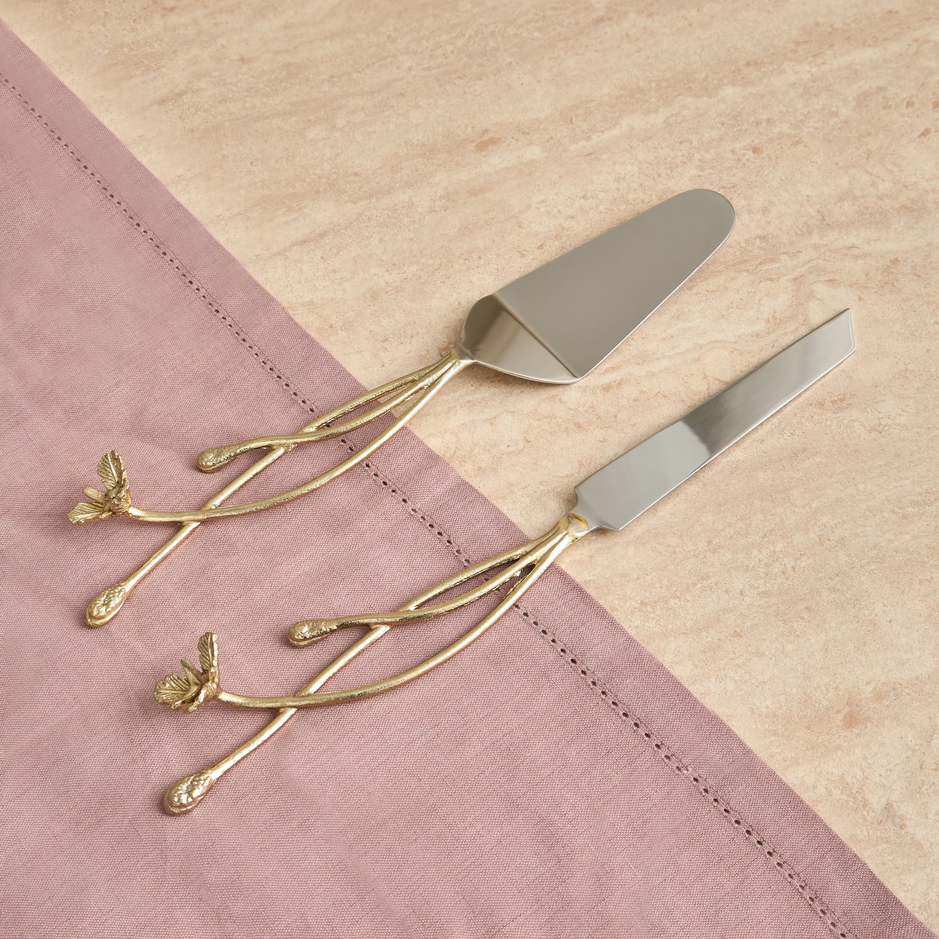 Rosa 2-Piece Cake Server Set-household-dining-cutlery-cutlerysets-image-1