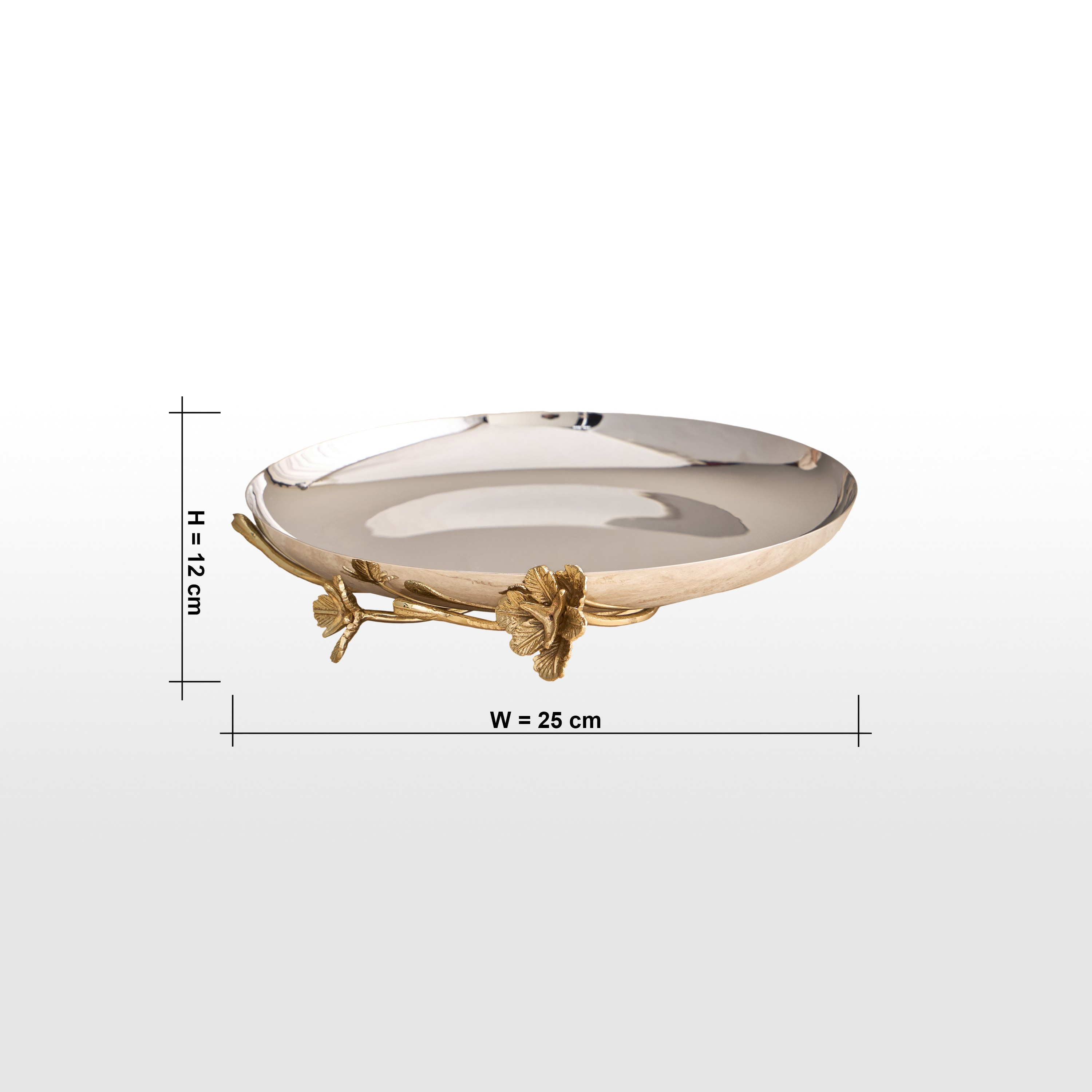 صينية ديكور معدن - روزا - 25x25 سم-household-dining-serveware-servingplatters-image-4
