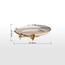 صينية ديكور معدن - روزا - 25x25 سم-household-decor-boxesandtrays-image-1