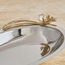 Rosa Metal Decorative Bowl - 20x33 cm-household-decor-vasesandbowls-image-2