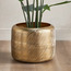 Alu Streaked Metal Planter - 28 cm-household-gardenandoutdoor-potsandplanters-planters-image-1