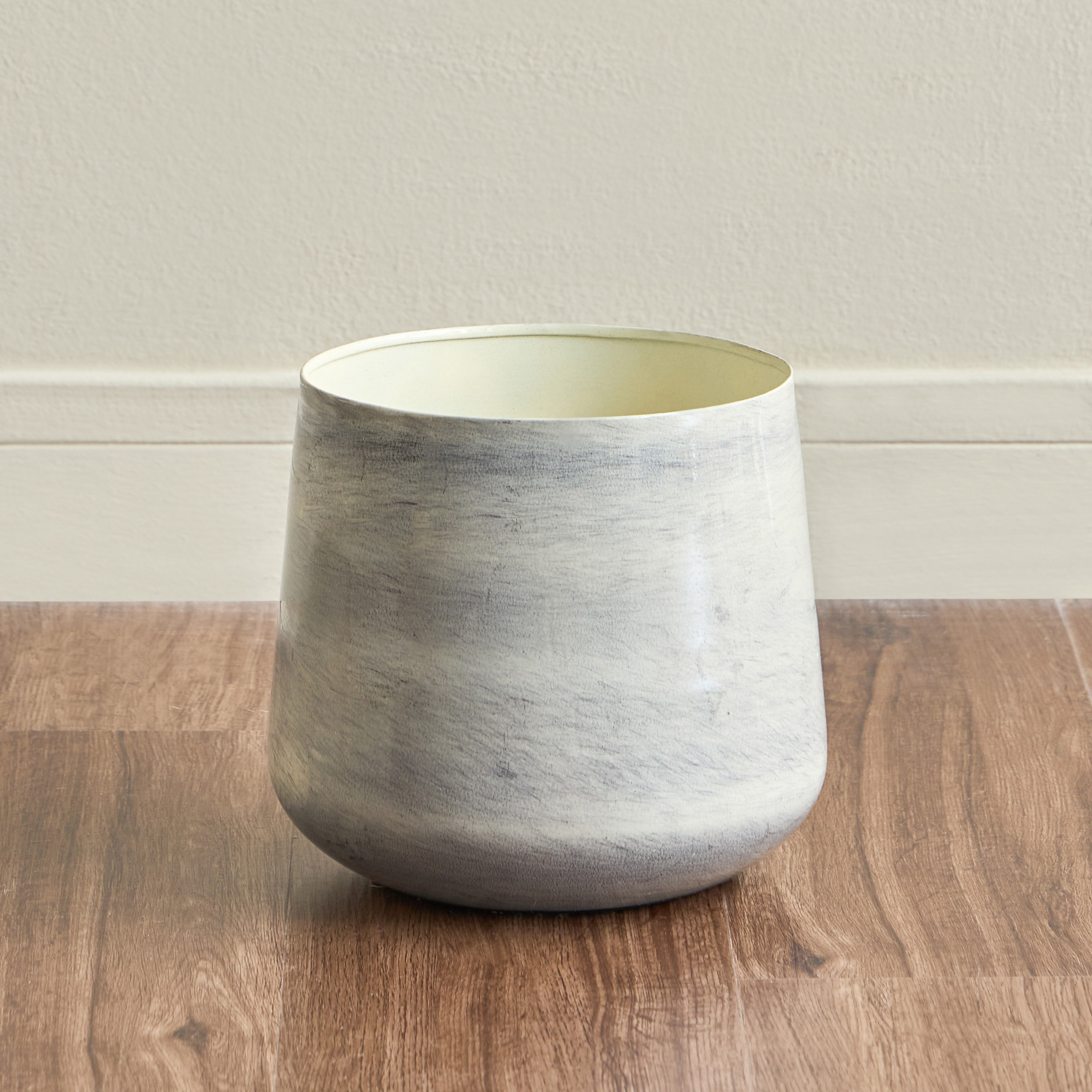 Eden Glint Glaze Metal Planter - 22 cm-household-gardenandoutdoor-potsandplanters-planters-image-2