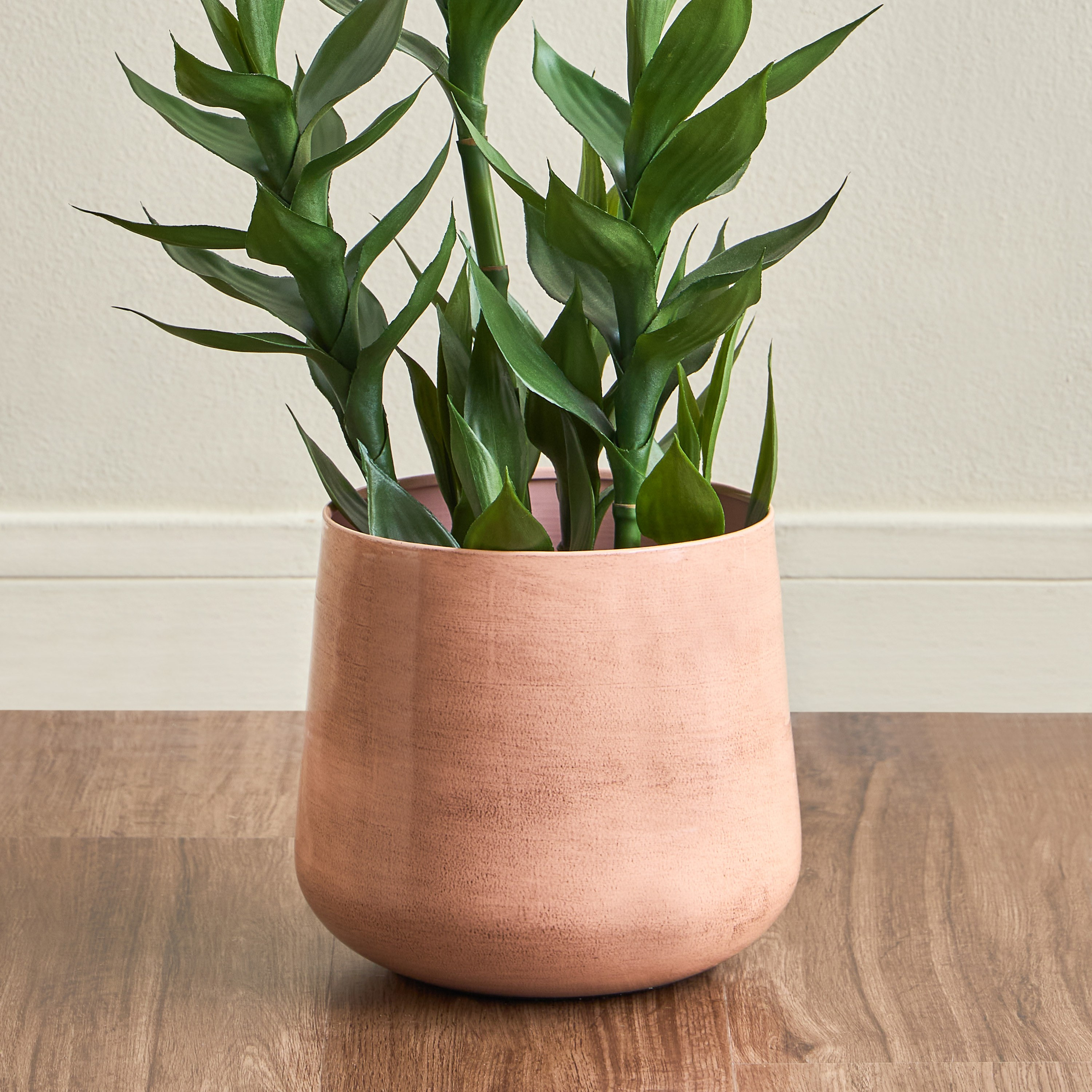 Eden Glint Glaze Metal Planter - 22 cm-household-gardenandoutdoor-potsandplanters-planters-image-1