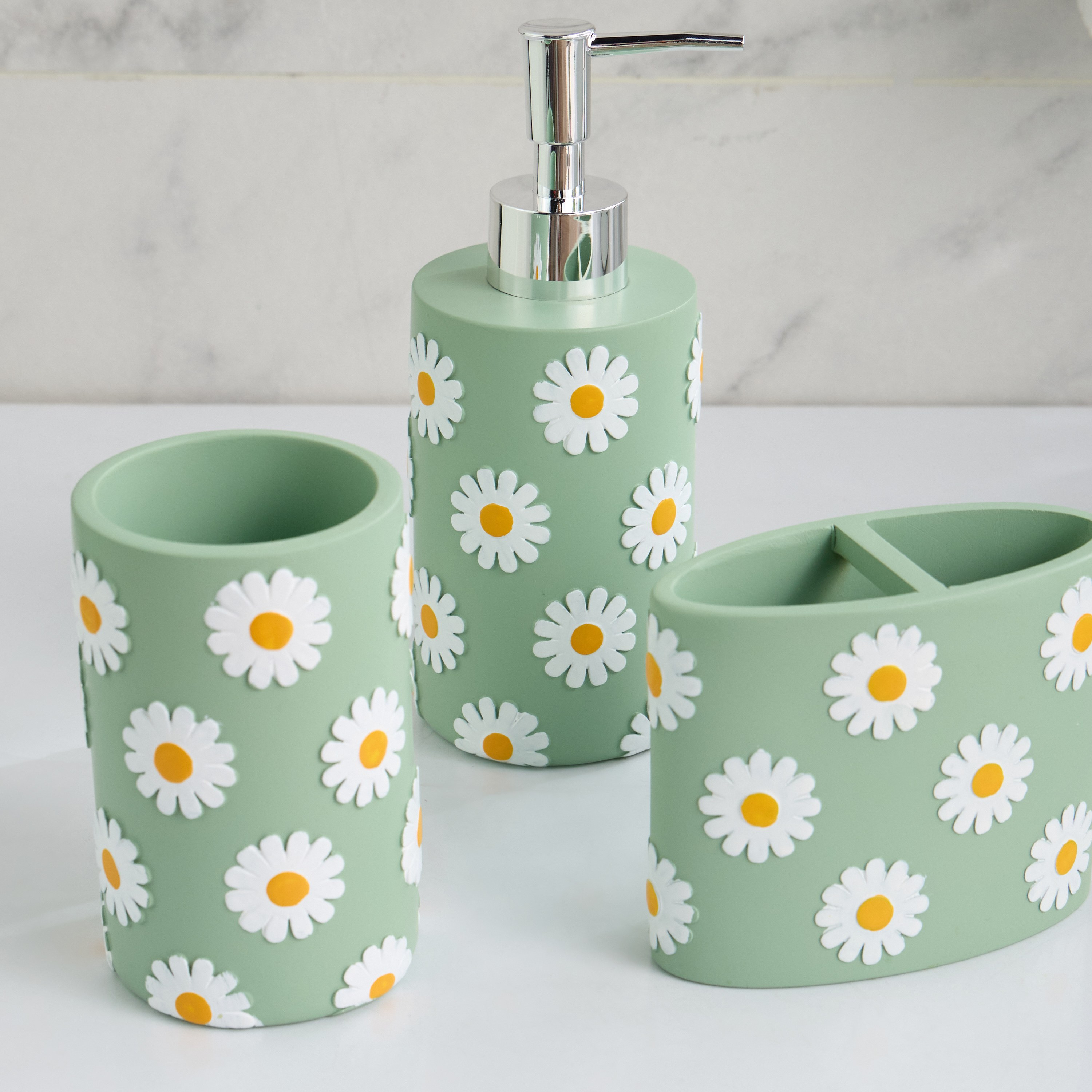 طقم اكسسوارات حمام 3 قطع - دايزي-babyandkids-bathandstorage-bath-bathroomaccessories-image-2