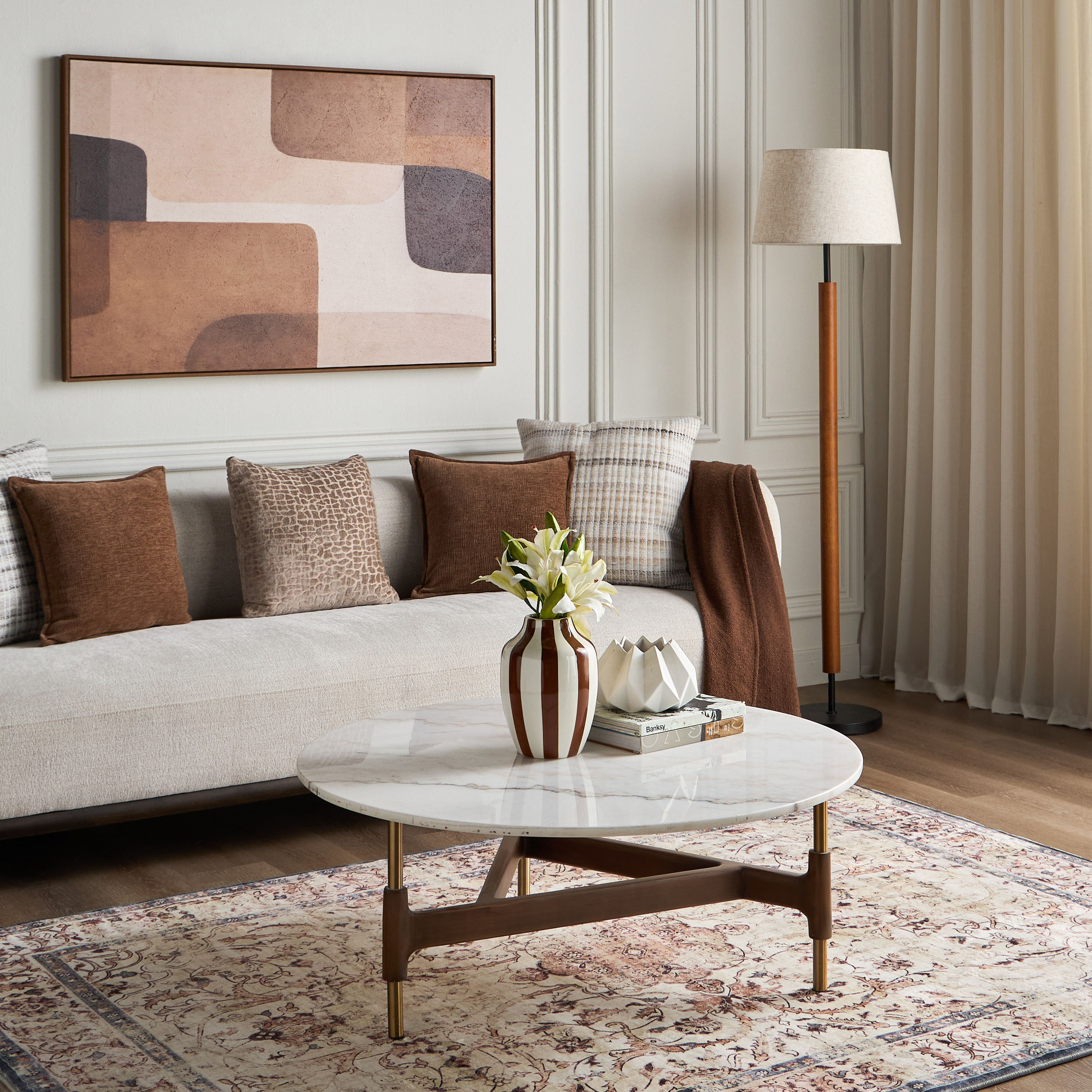 Genelle Printed Rug - 160x230 cm-household-rugsandcarpets-rugs-image-5