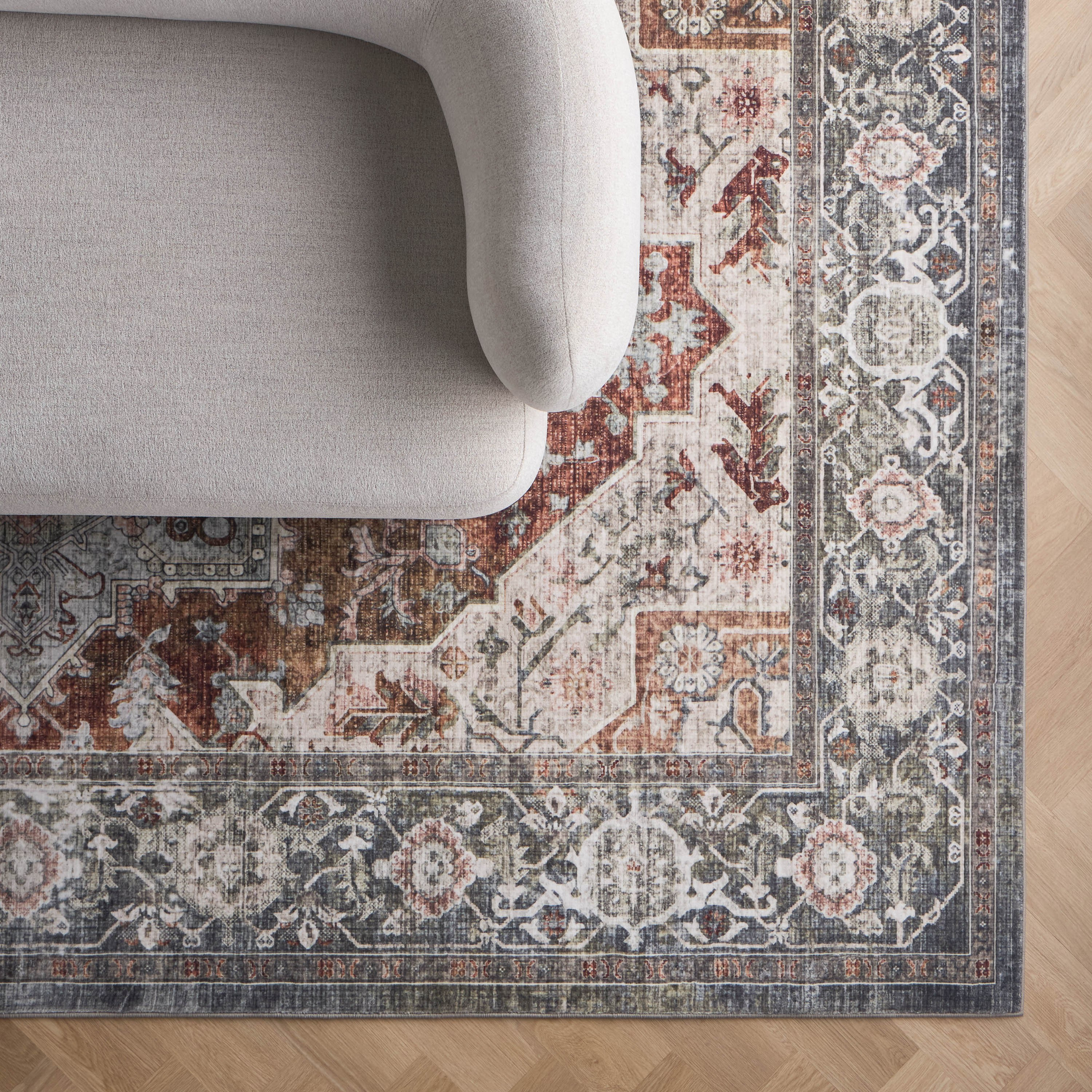 Genelle Printed Rug - 200x290 cm