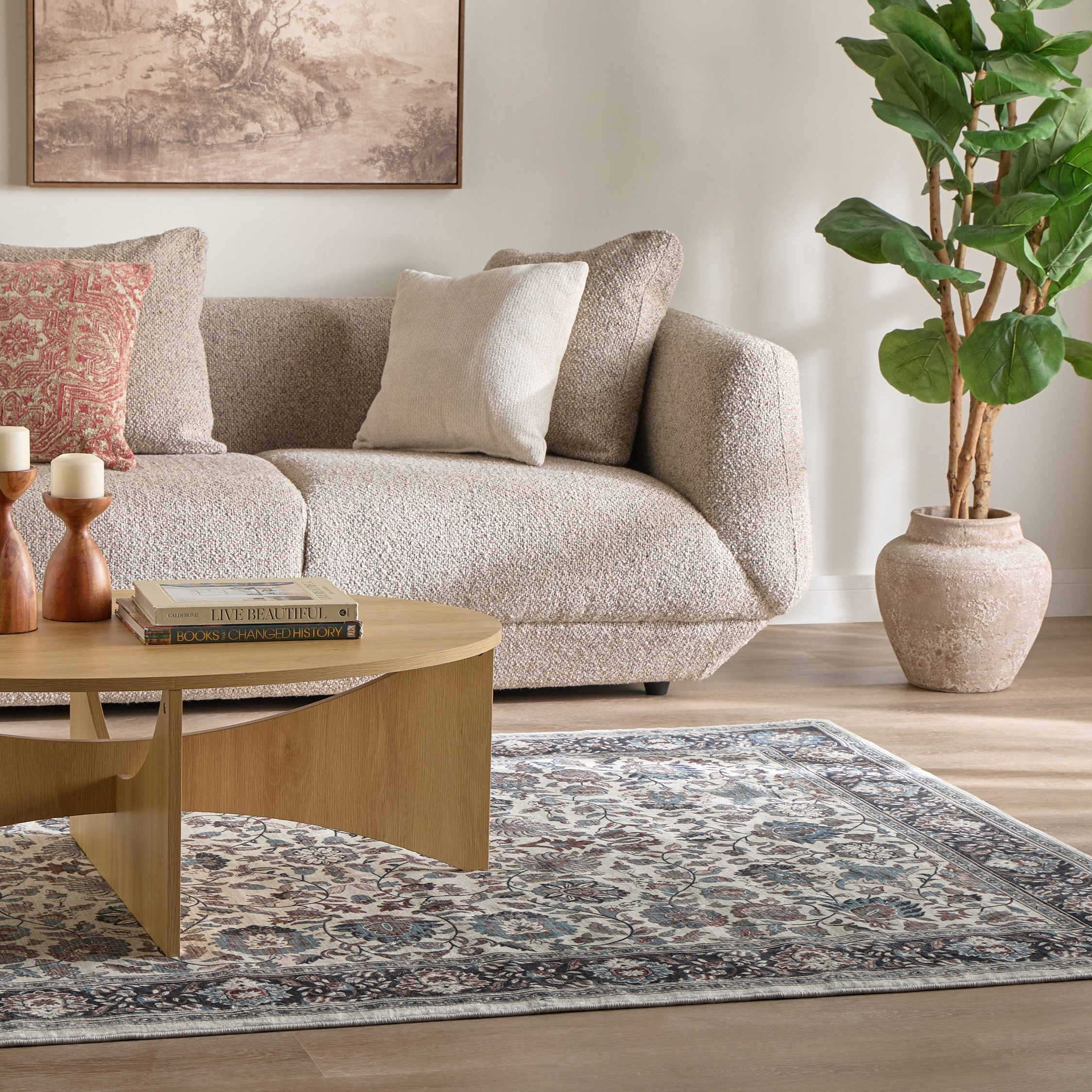 Genelle Printed Rug - 160x230 cm-household-rugsandcarpets-rugs-image-5