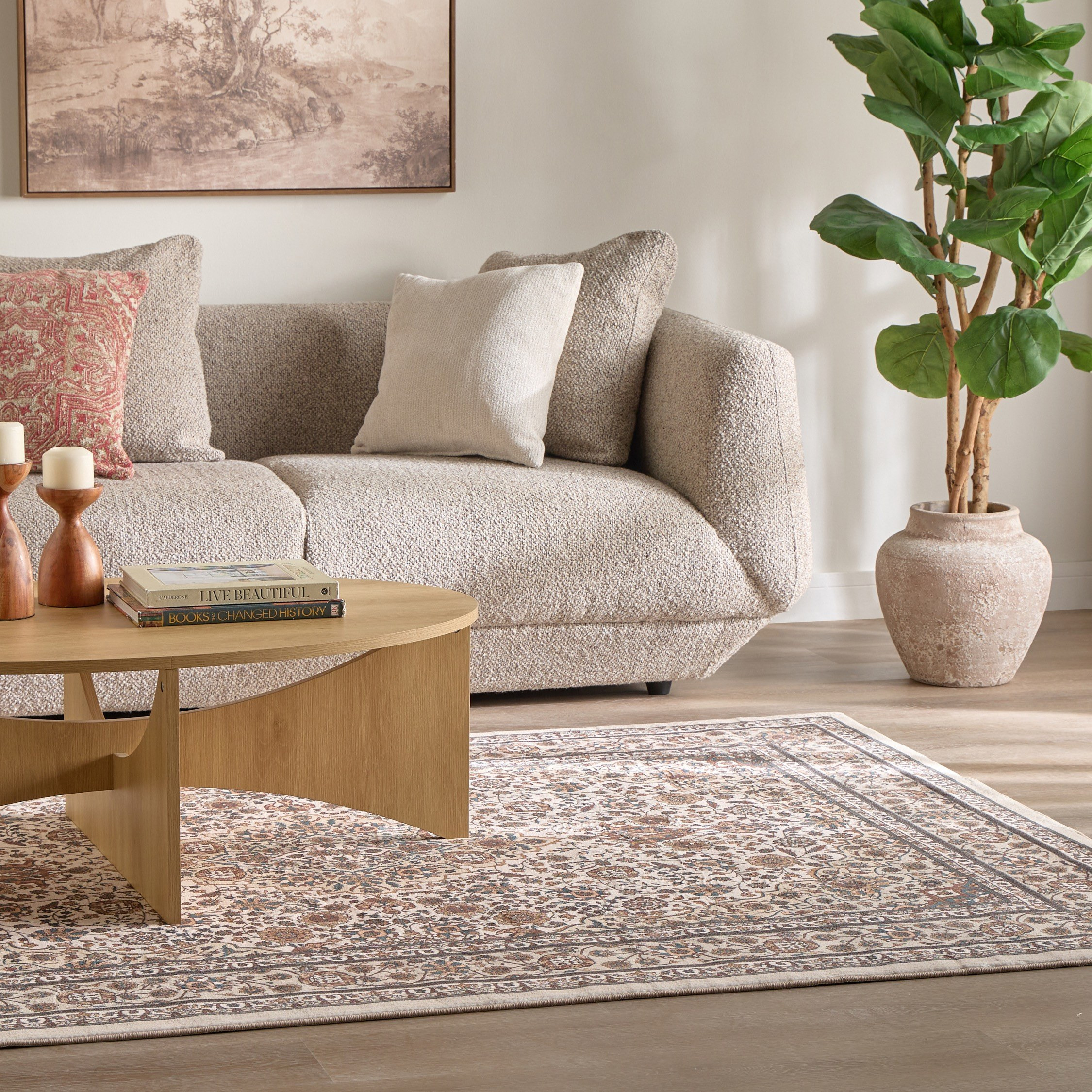 Genelle Printed Rug - 160x230 cm-household-rugsandcarpets-rugs-image-5