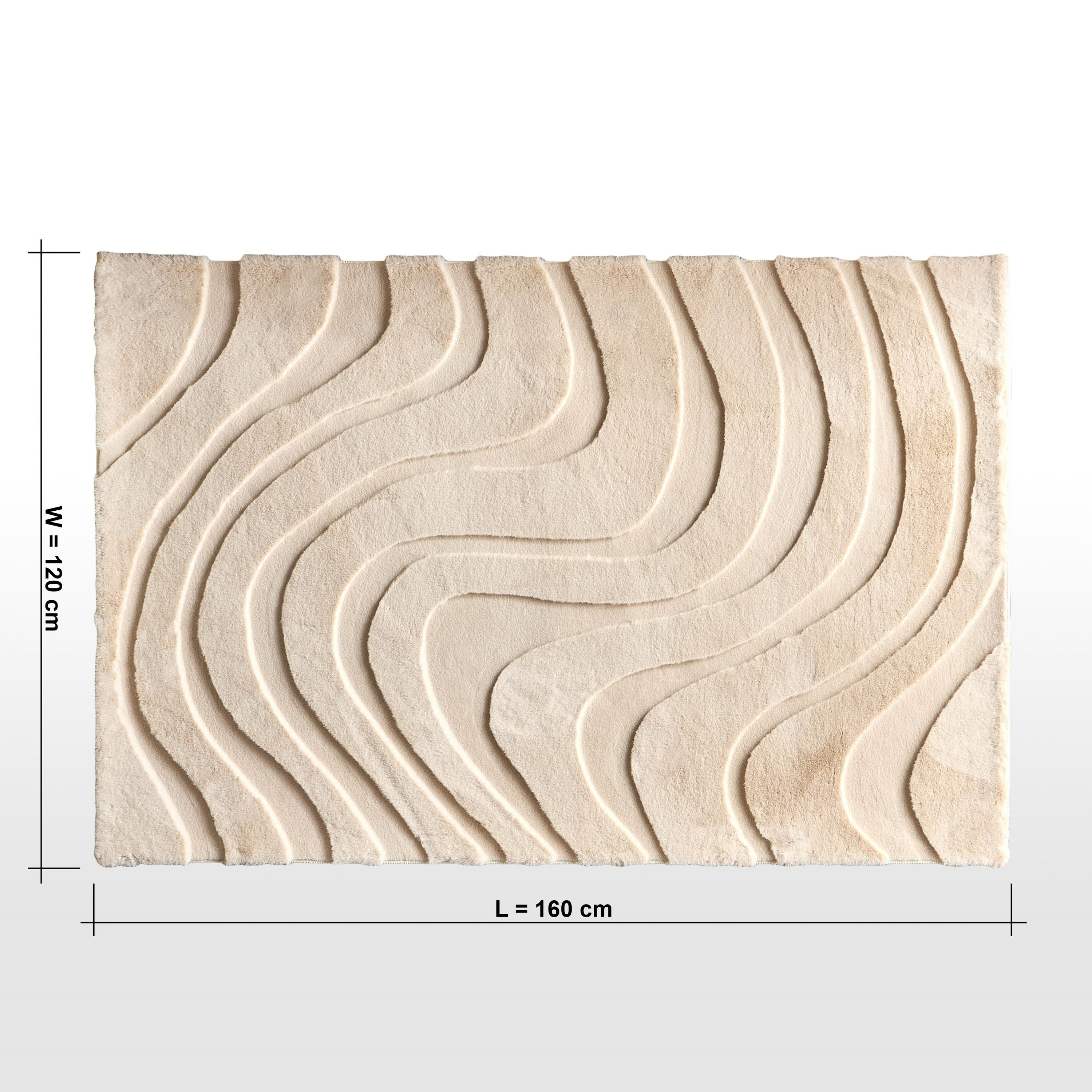 Andrea Shaggy Rug - 120x160 cm-household-rugsandcarpets-rugs-image-6