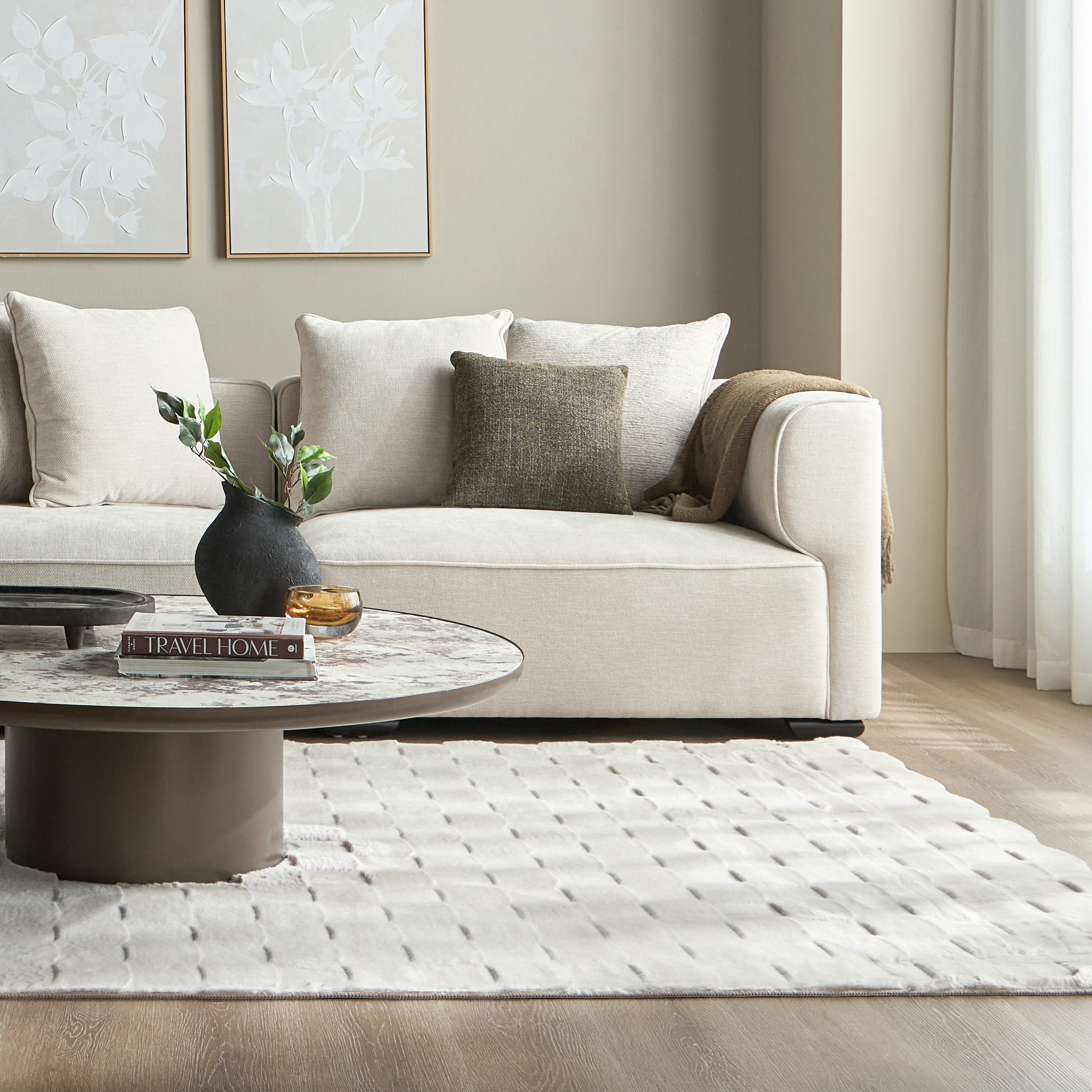 Angelina Shaggy Rug - 160x230 cm-household-rugsandcarpets-rugs-image-5