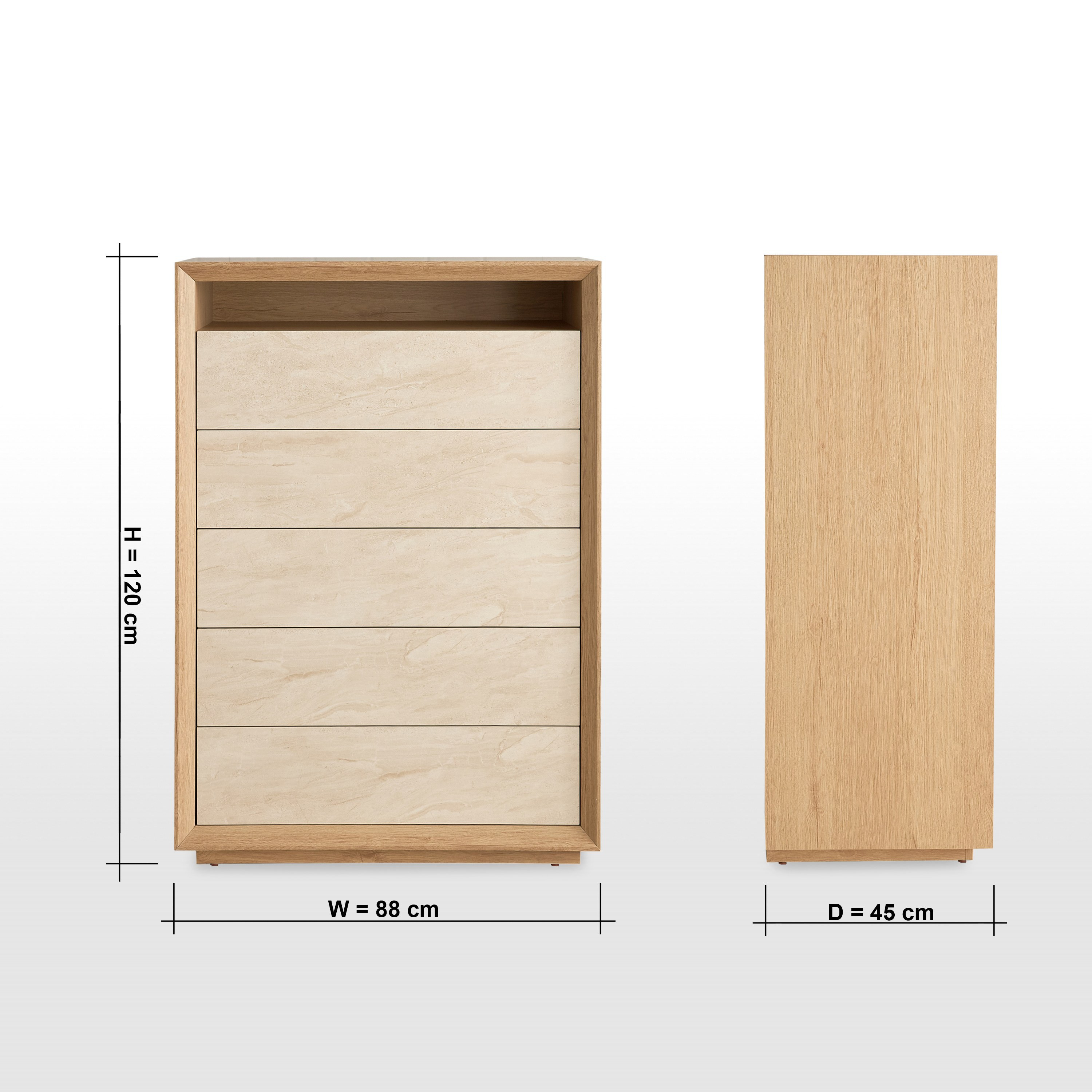 خزانة 5 أدراج - كوربن-furniture-bedroom-chestofdrawers-image-6