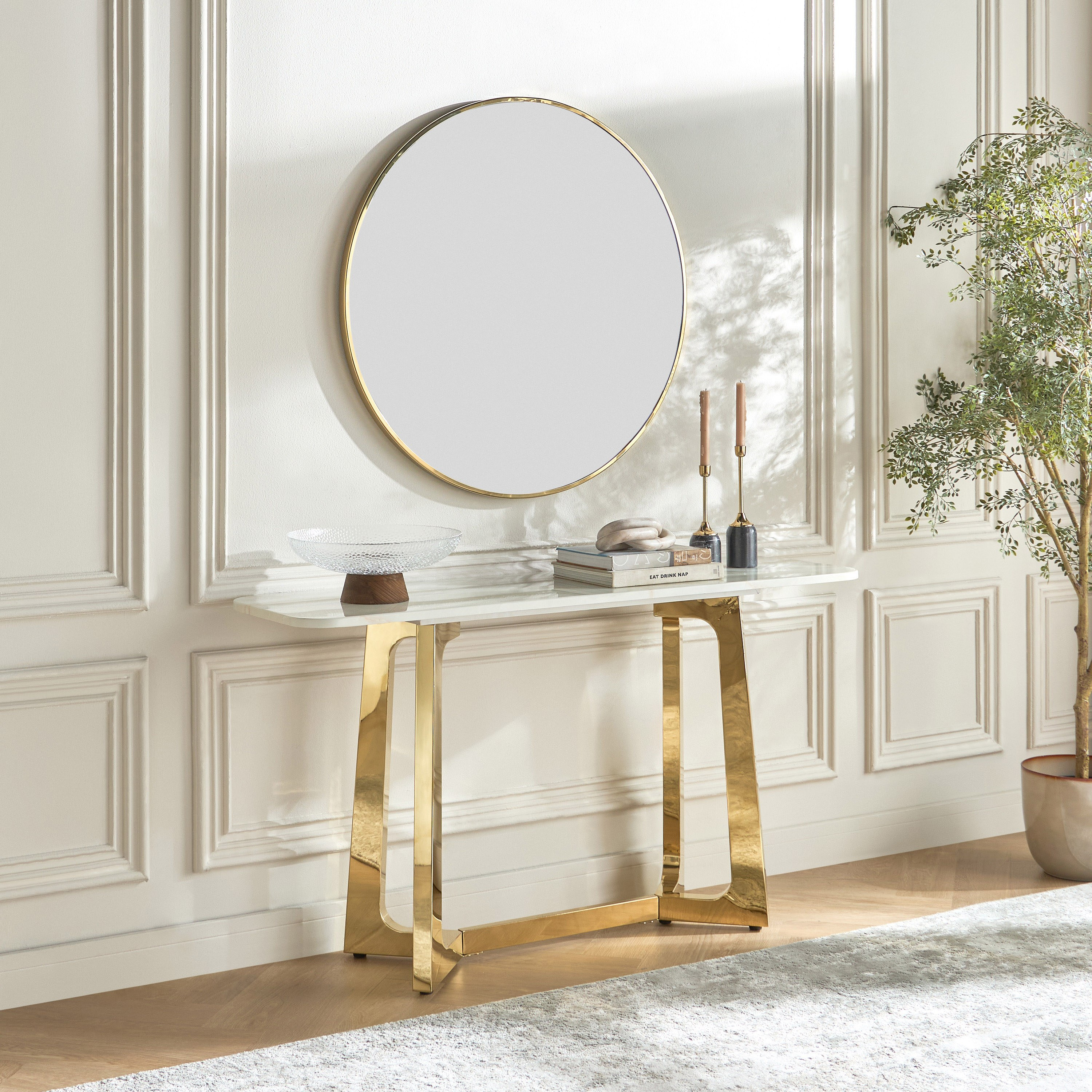 Shop Dalton Console Table with Mirror | Homecentre Qatar