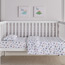 Dreamz Dino Cotton 200 Thread Count 2-Piece Toddler Duvet Cover Set - 110x125 cm-baby-nursery-babybedding-image-1