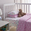 Eco Snuggle Hearts Cotton 200 Thread Count Toddler Fitted Sheet - 70x140+15 cm-baby-nursery-babybedding-image-4