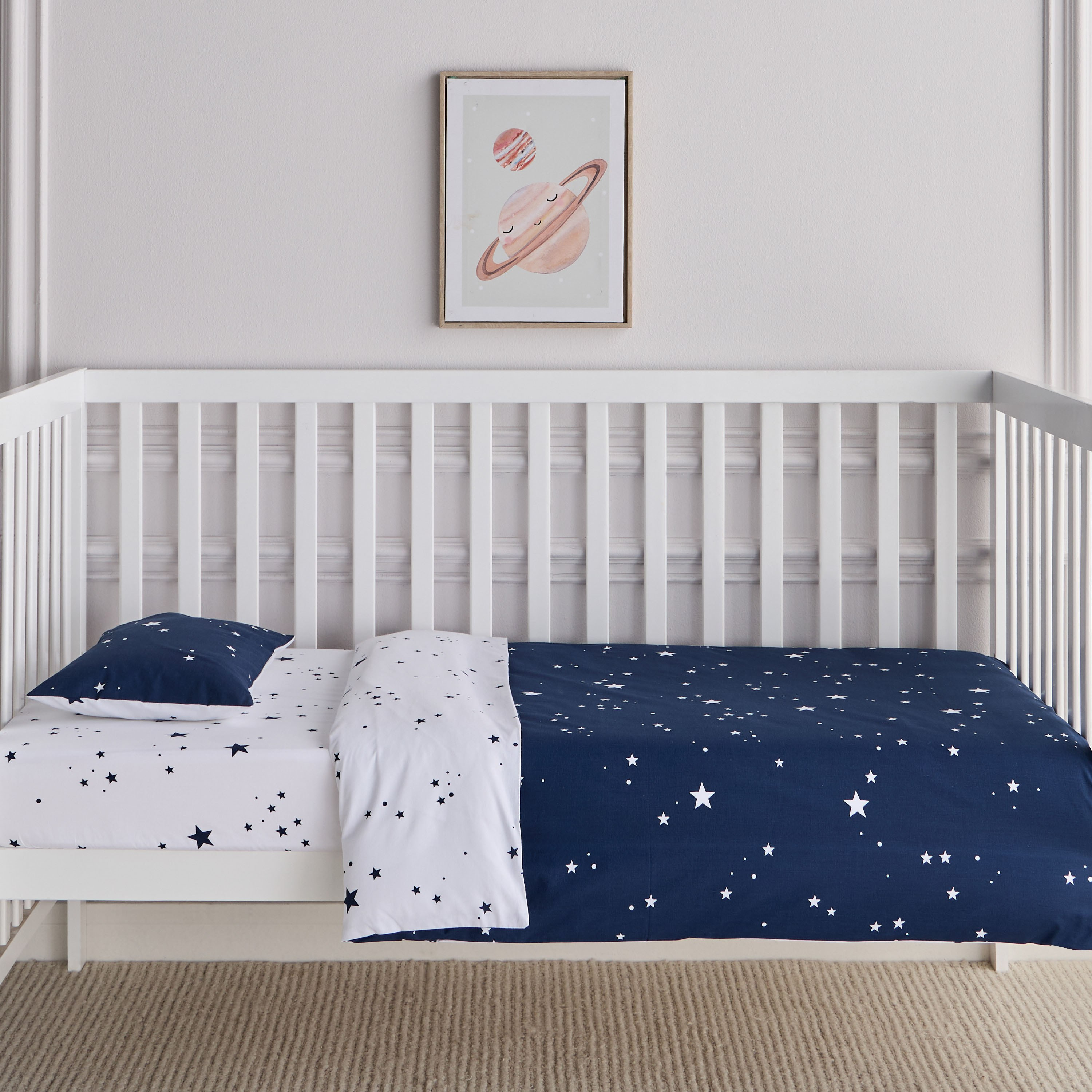 Eco Snuggle 200 Thread Count 2-Piece Toddler Duvet Cover Set - 110x125 cm