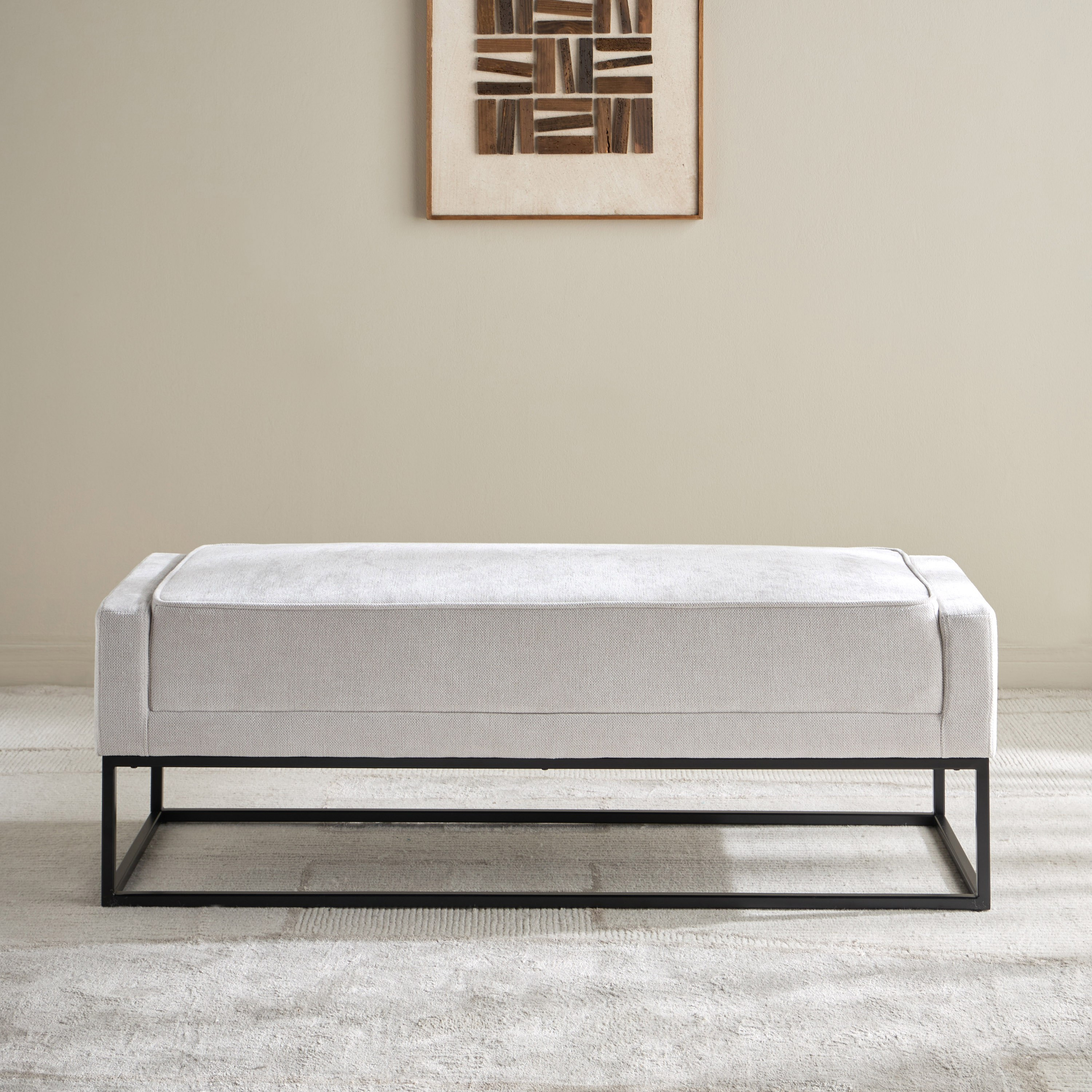 مقعد بنش قماش - كانتري سايد-furniture-bedroom-benches-image-2
