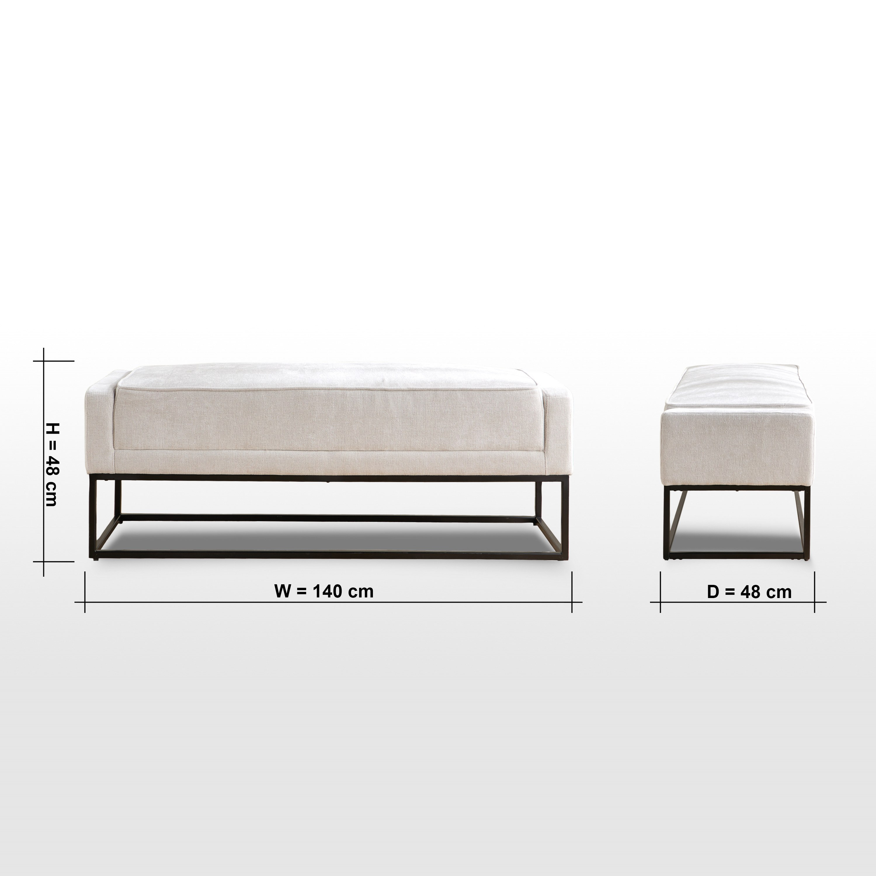 مقعد بنش قماش - كانتري سايد-furniture-bedroom-benches-image-6