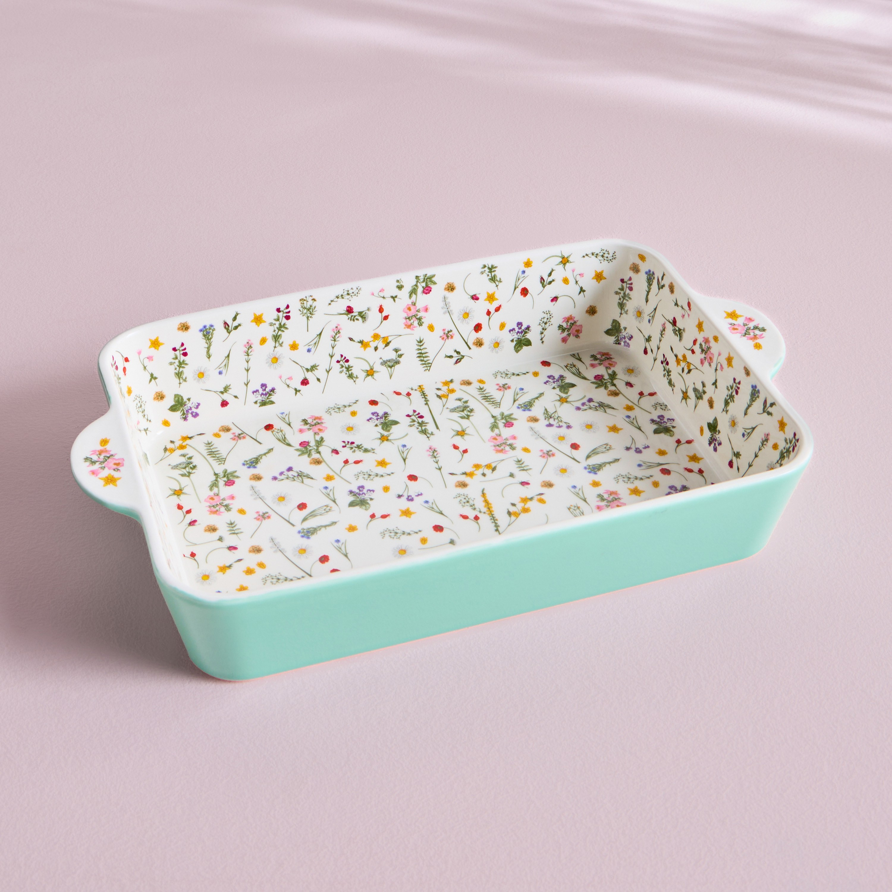 Garden Boho Porcelain Baking Dish - 40x24x7 cm-household-kitchen-bakeware-bakingdishes-image-1