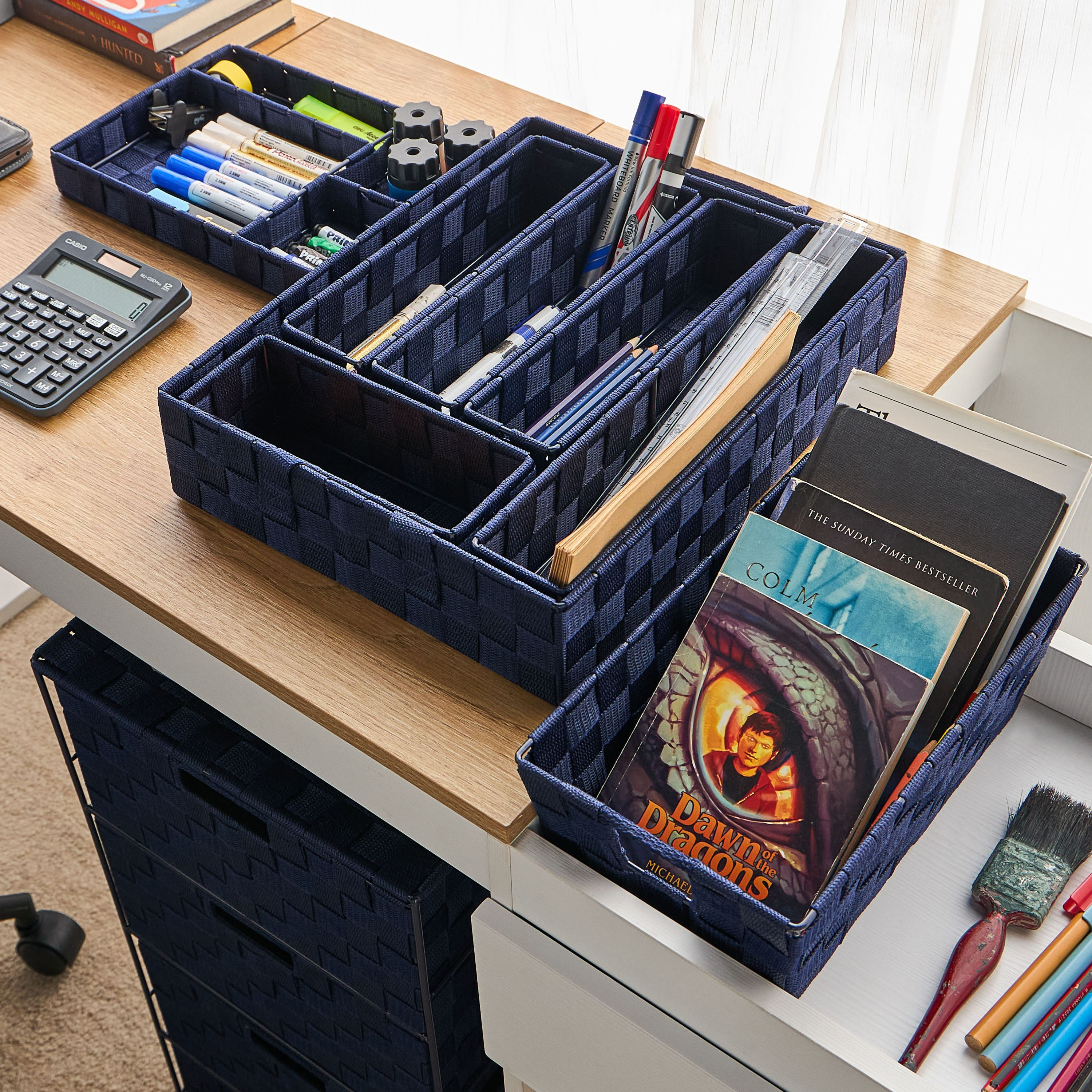 منظم تخزين 4 أقسام - لوك-babyandkids-bathandstorage-storage-deskaccessories-image-3
