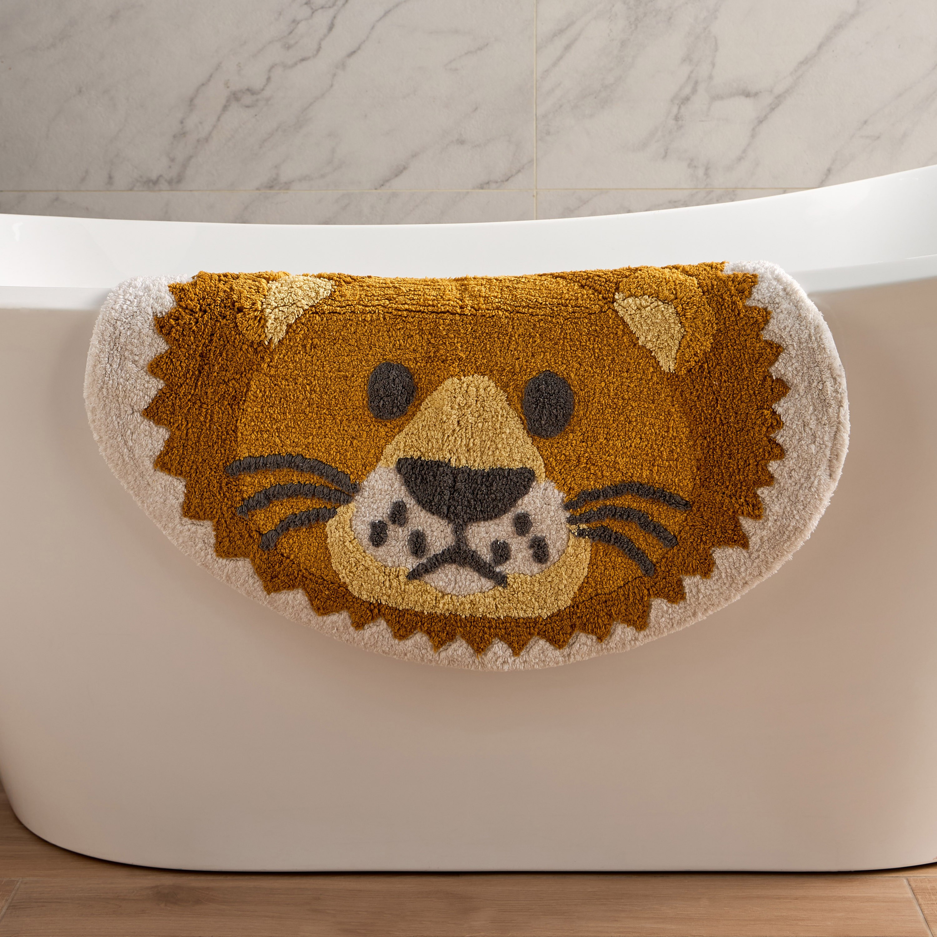 سجادة حمام بتصميم أسد - 50x80 سم-babyandkids-bathandstorage-bath-bathmats-image-2
