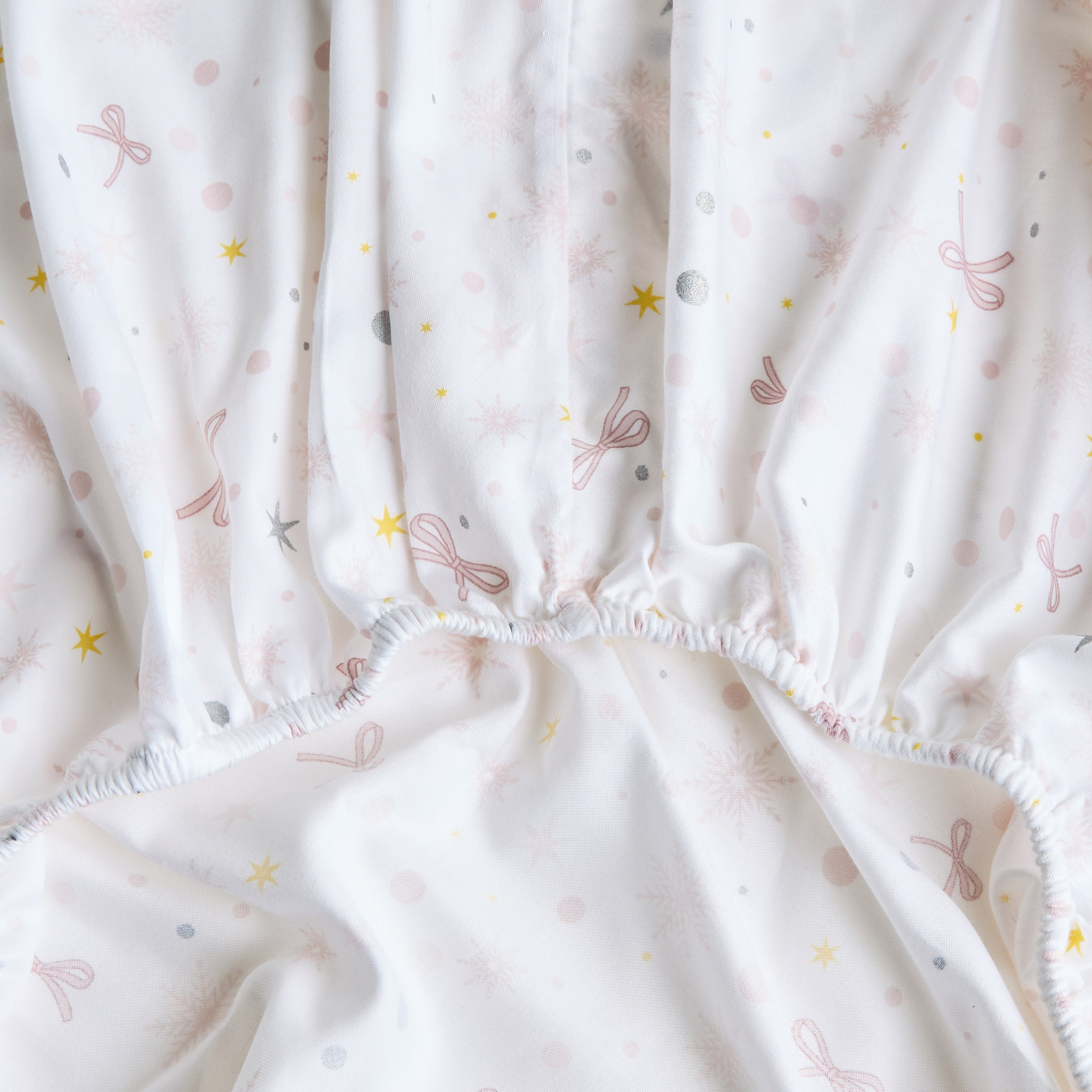 طقم لحاف وشرشف كامل وجهين قطن بطبعات 5 قطع - إيفي باليرينا - 160x220 سم-babyandkids-beddingandwindows-bedding-comforters-image-7