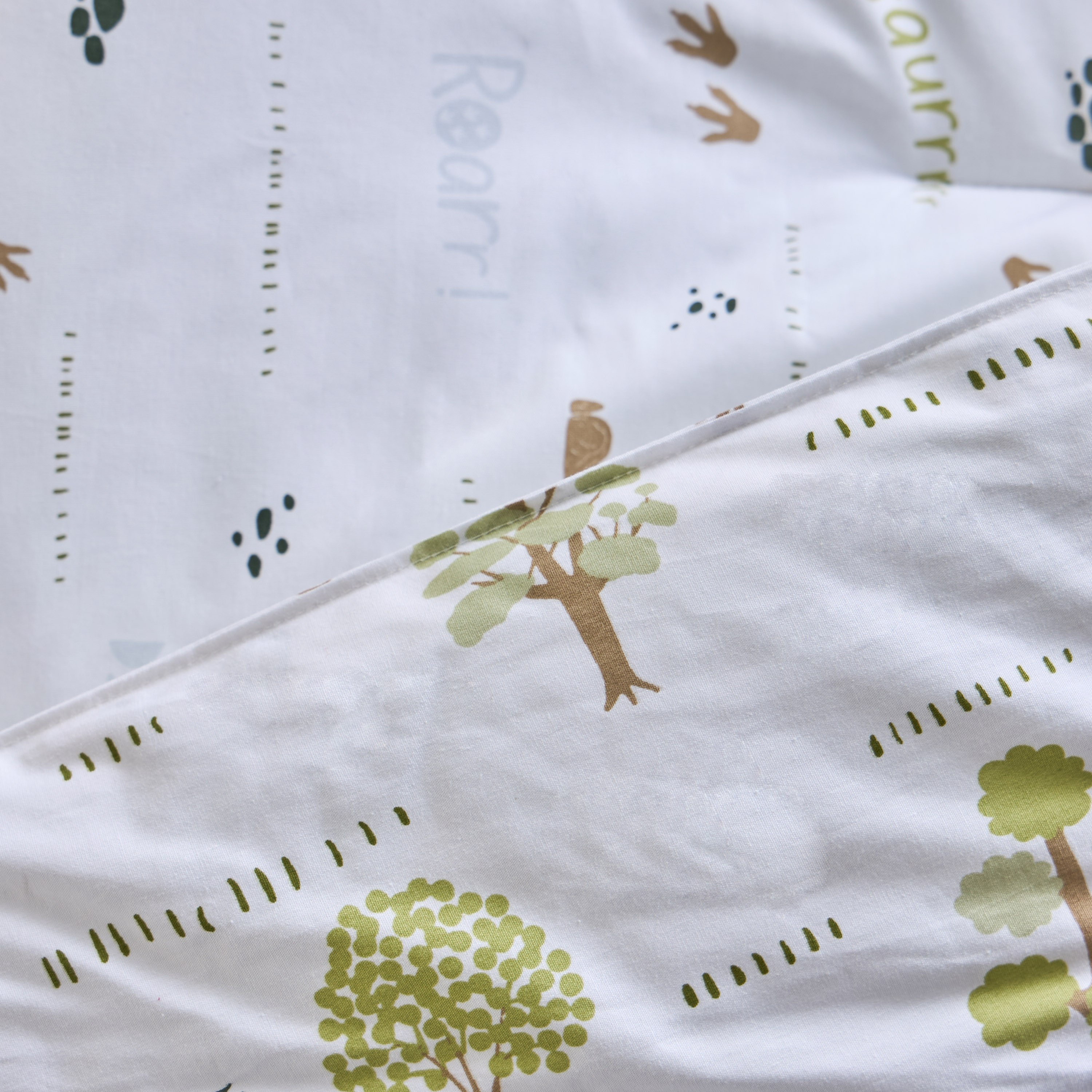 Steve Cotton Printed 200 Thread Count 5-Piece Single Reversible Comforter and Sheet Set - 135x220 cm-babyandkids-beddingandwindows-bedding-comforters-image-4