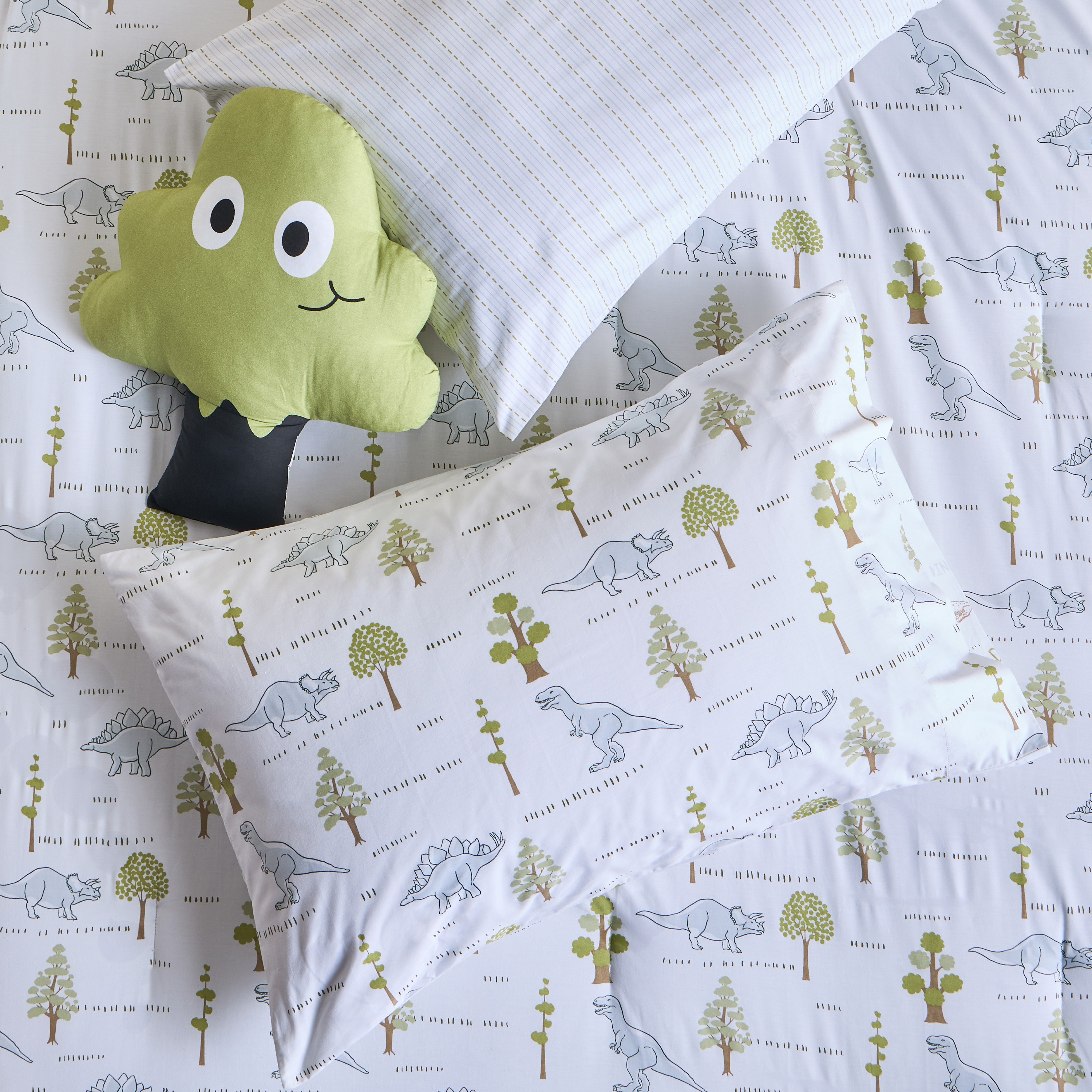 Steve Cotton Printed 200 Thread Count 5-Piece Single Reversible Comforter and Sheet Set - 135x220 cm-babyandkids-beddingandwindows-bedding-comforters-image-5