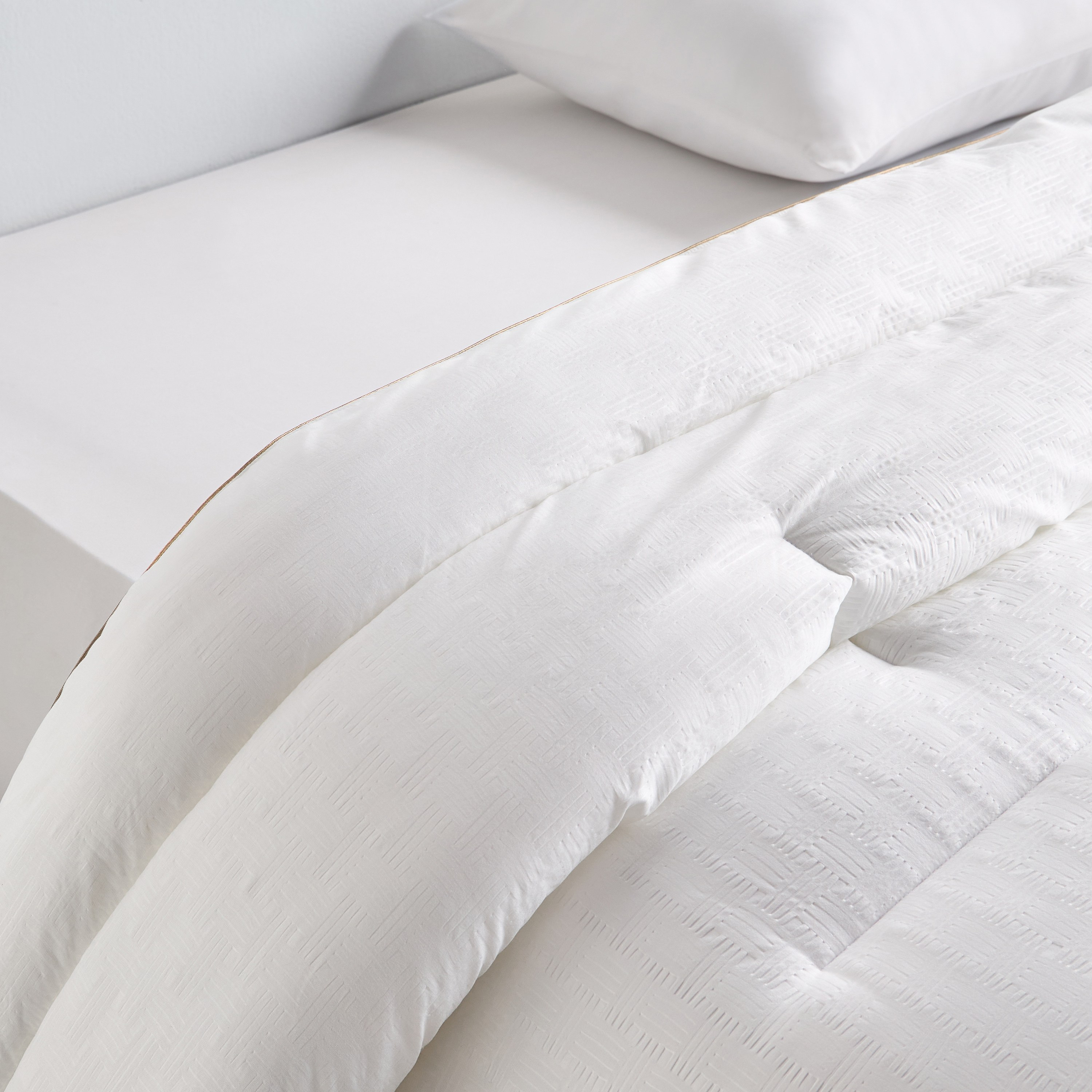 لحاف كامل مضاد للحساسية بنمط وافل - 160x200 سم-household-bedding-duvetandcovers-duvets-image-2