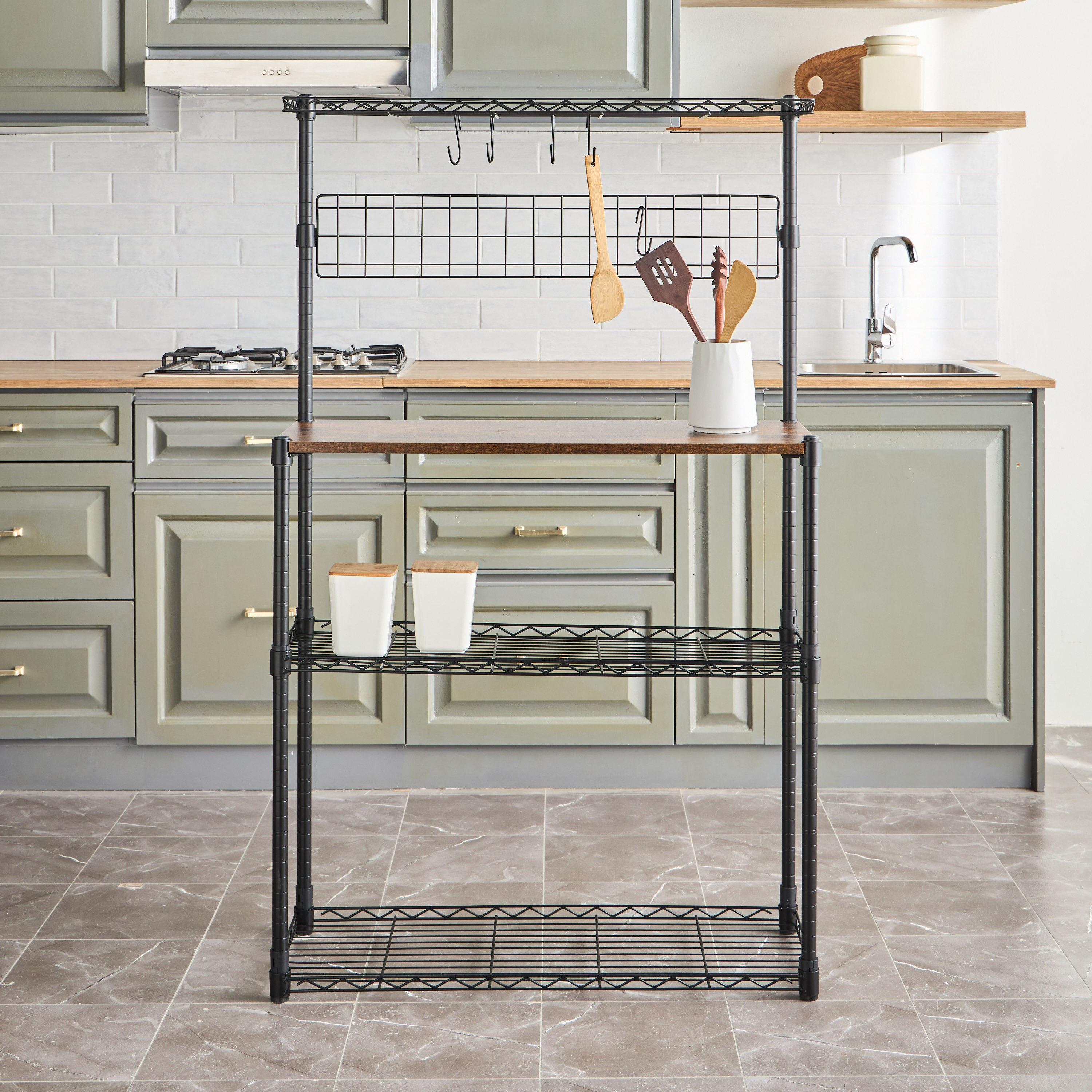 Brody Muti Tier Storage Rack - 35x90 cm-household-kitchen-dishwashingandaccessories-dishracks-image-2