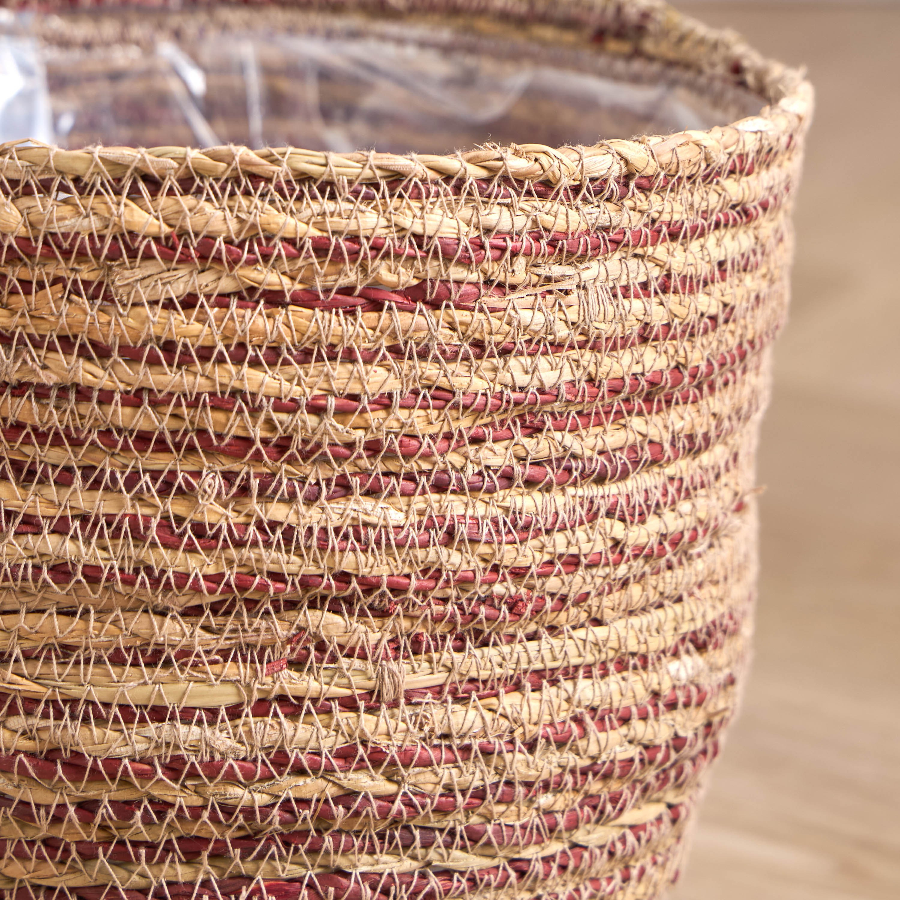 Caresto Seagrass Planter - 22 cm-household-gardenandoutdoor-potsandplanters-planters-image-3