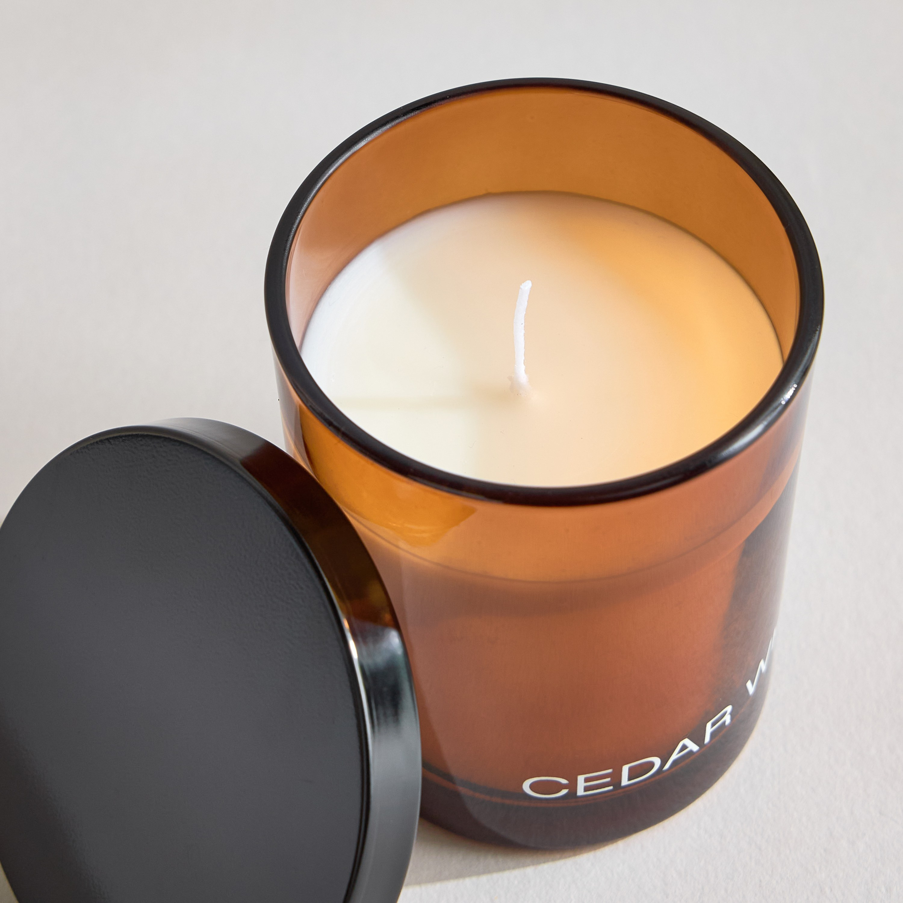 Verdure ID Cedar Whisper Jar Candle - 130 gm-household-homefragrance-candles-image-2