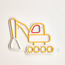 Seth Excavator Decorative LED Light-babyandkids-decorandlighting-lighting-decorativelightingandwalllamps-image-1