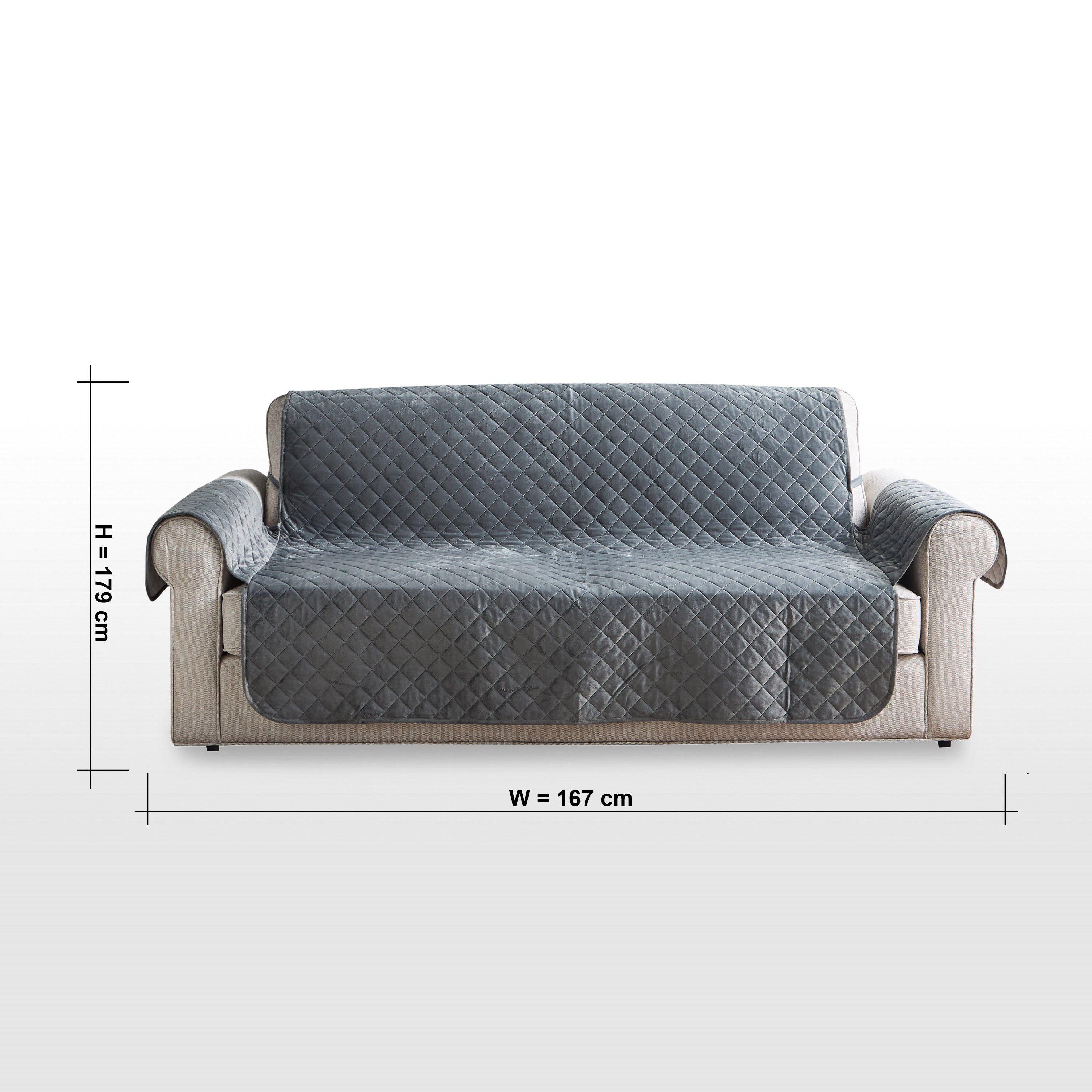 غطاء كنبة بـ3 مقاعد - إيلي - 167x179 سم-household-cushionsandthrows-seatcovers-image-5