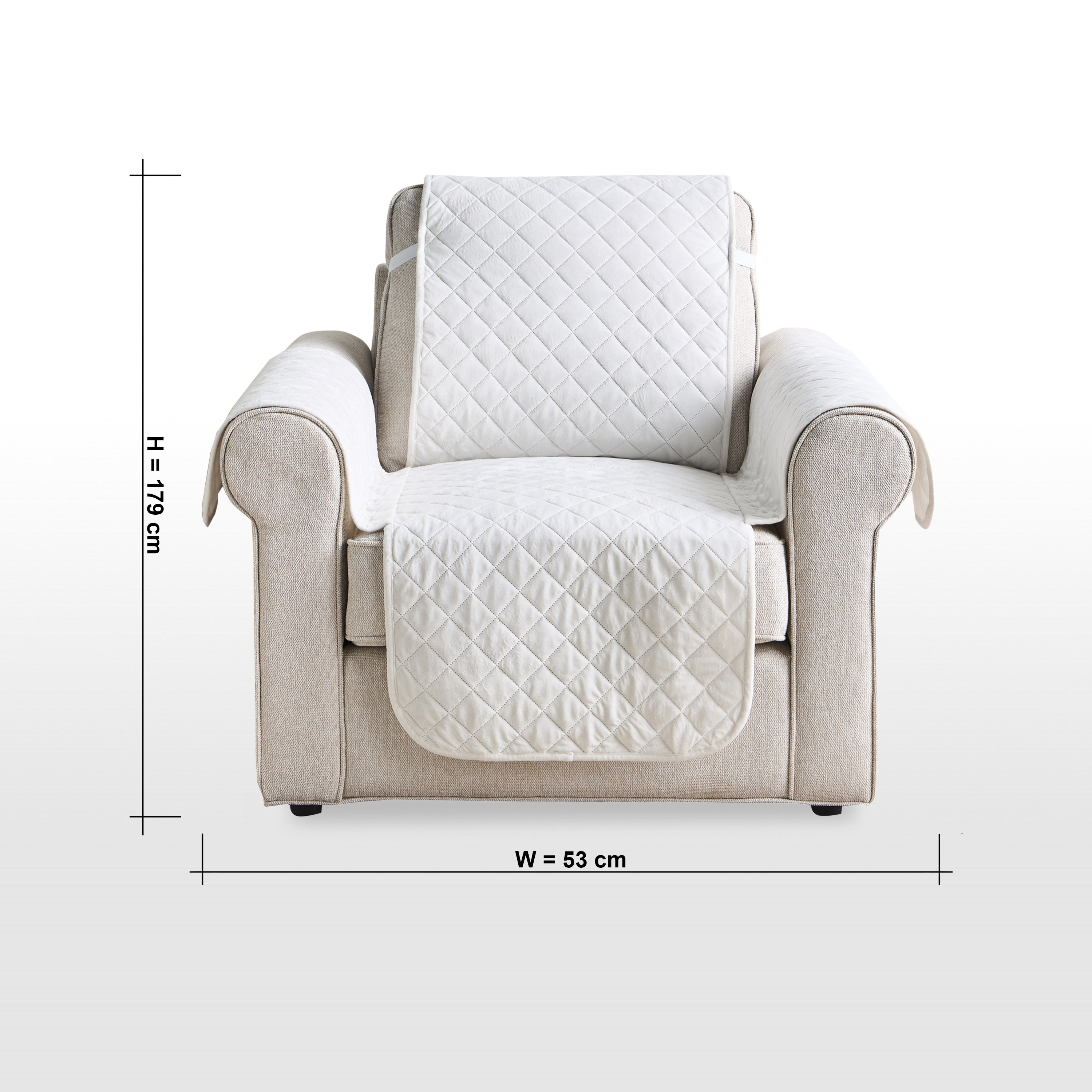 Eli 1-Seater Sofa Cover - 53x179 cm-household-cushionsandthrows-seatcovers-image-5