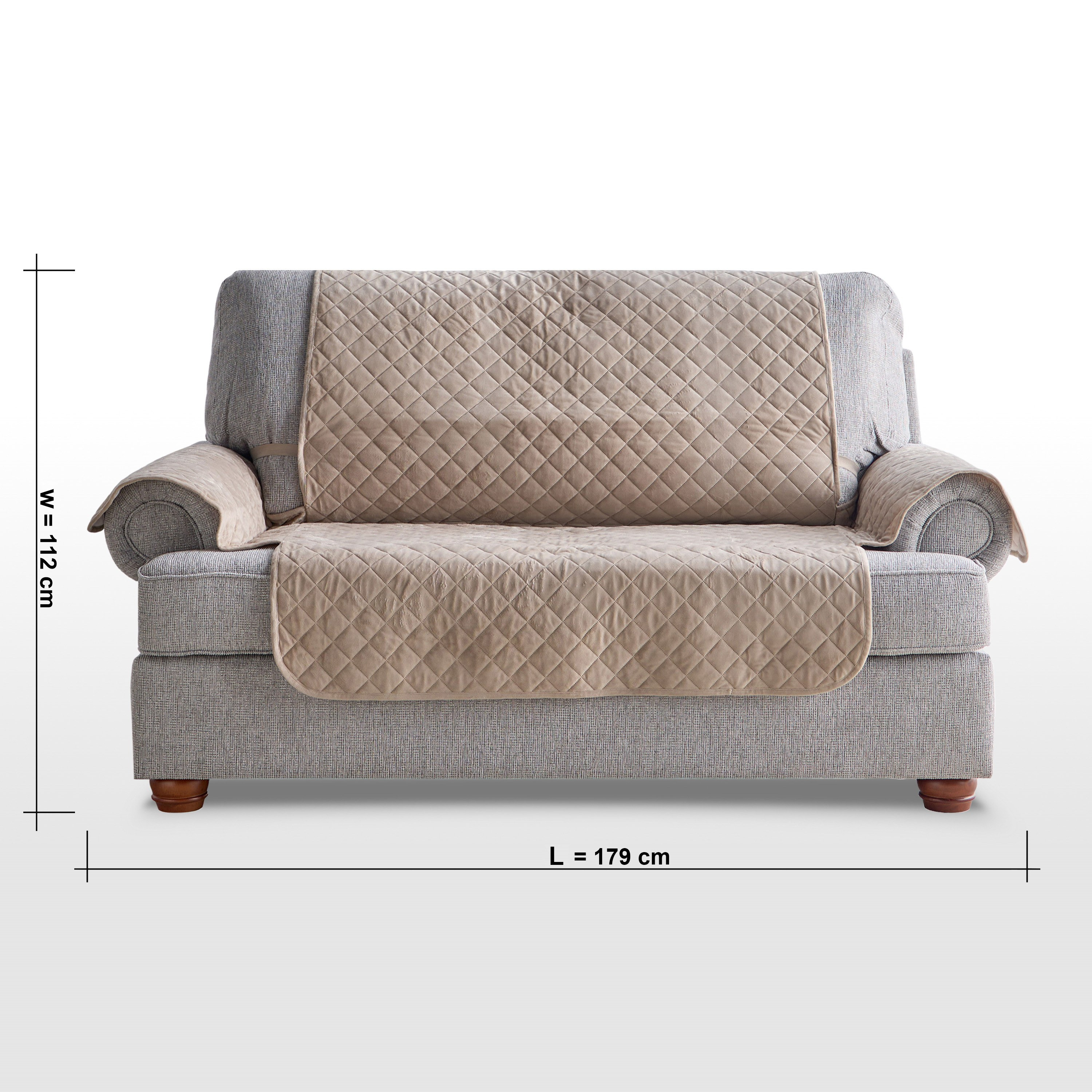 غطاء كنبة بمقعدين - إيلي - 112x179 سم-household-cushionsandthrows-seatcovers-image-5