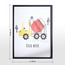Bob Road Work Truck Framed Canvas Wall Art - 30x40x1.8 cm-kids-decorandlighting-decor-wallart-image-4