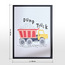 زينة حائط كانفاس مؤطرة - 30x40 سم-kids-decorandlighting-decor-wallart-image-1