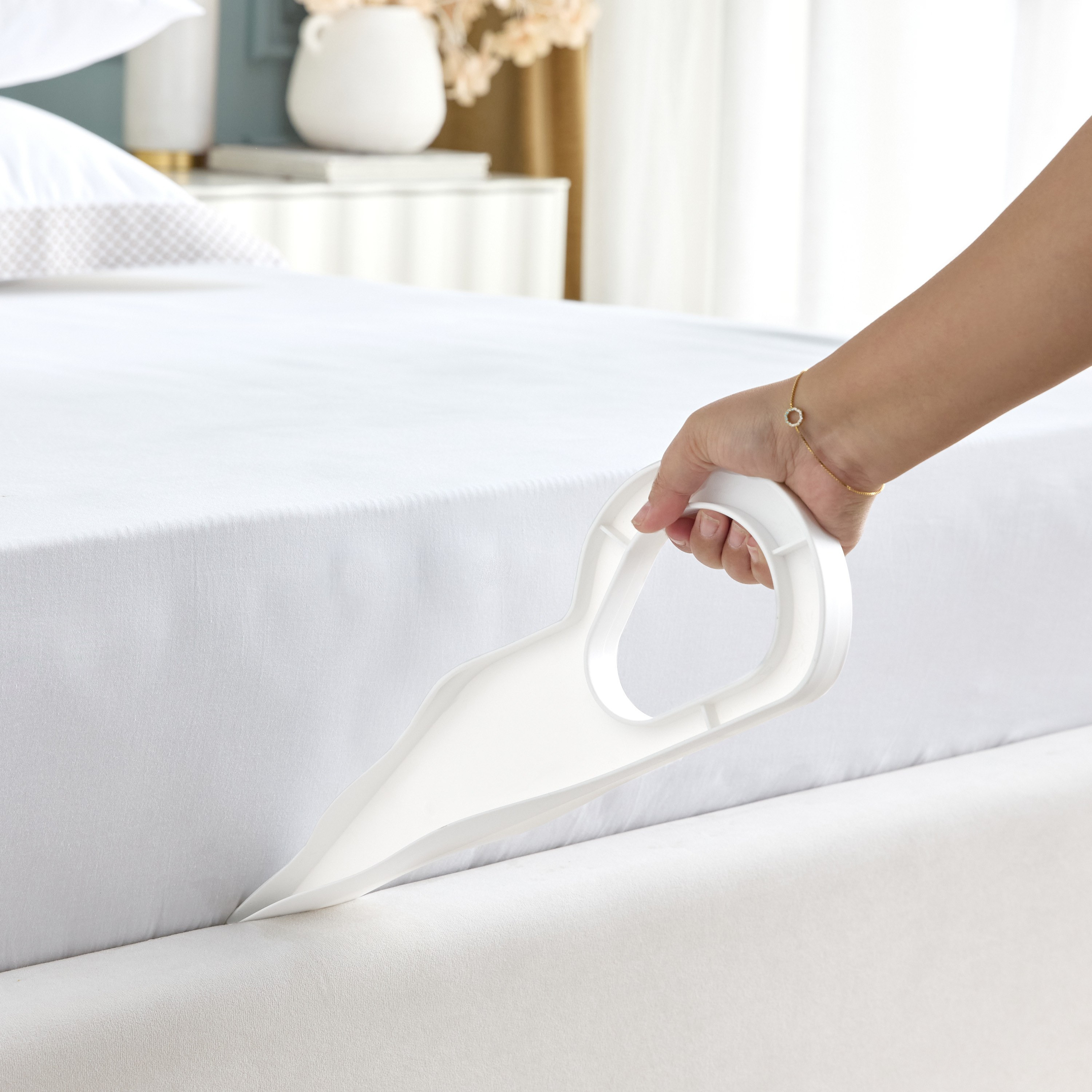 أداة تثبيت شرشف السرير - ألان-household-bedding-sheetsandpillowcases-flatsheets-image-4