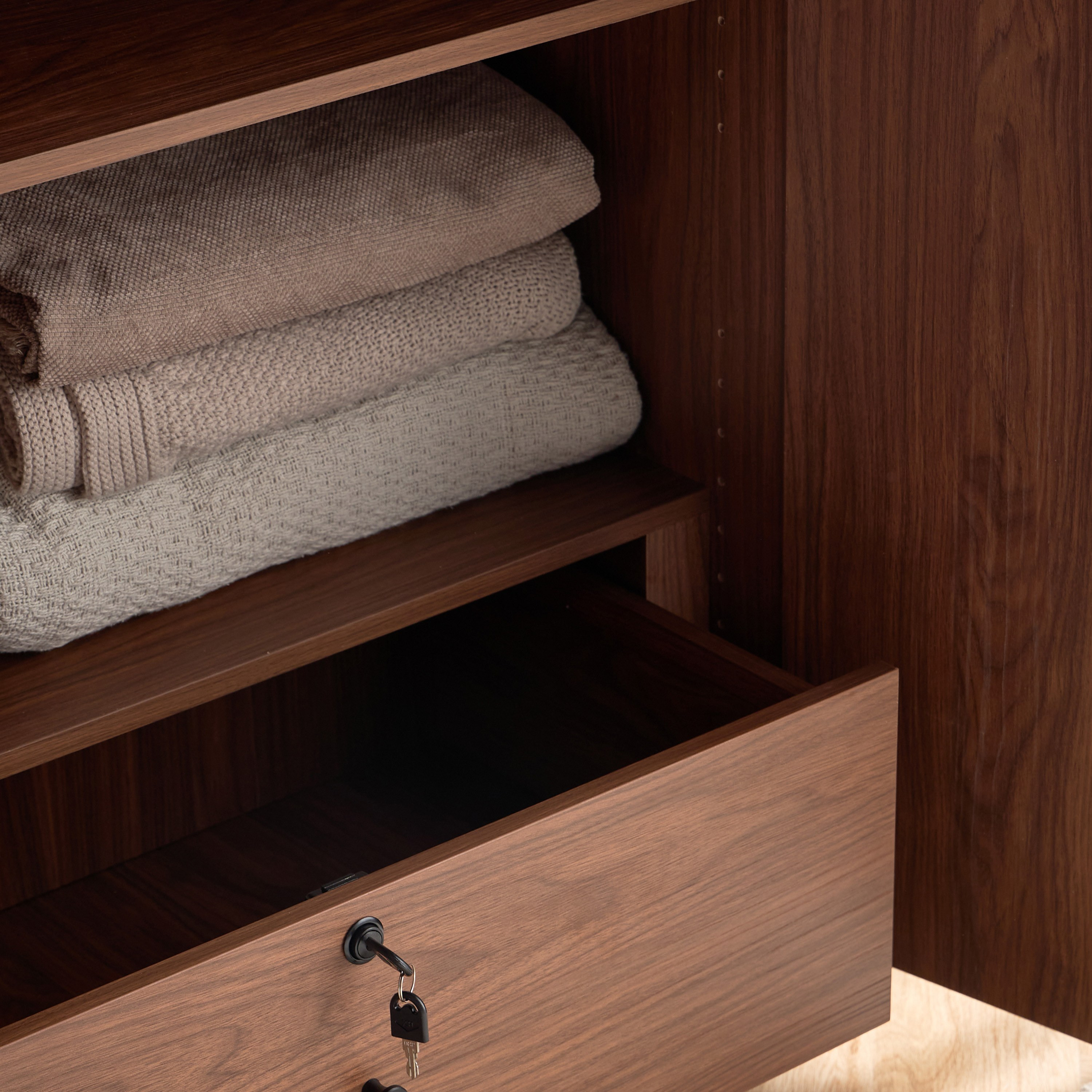 Countryside 4-Door Wardrobe with Drawer-furniture-bedroom-wardrobes-image-5