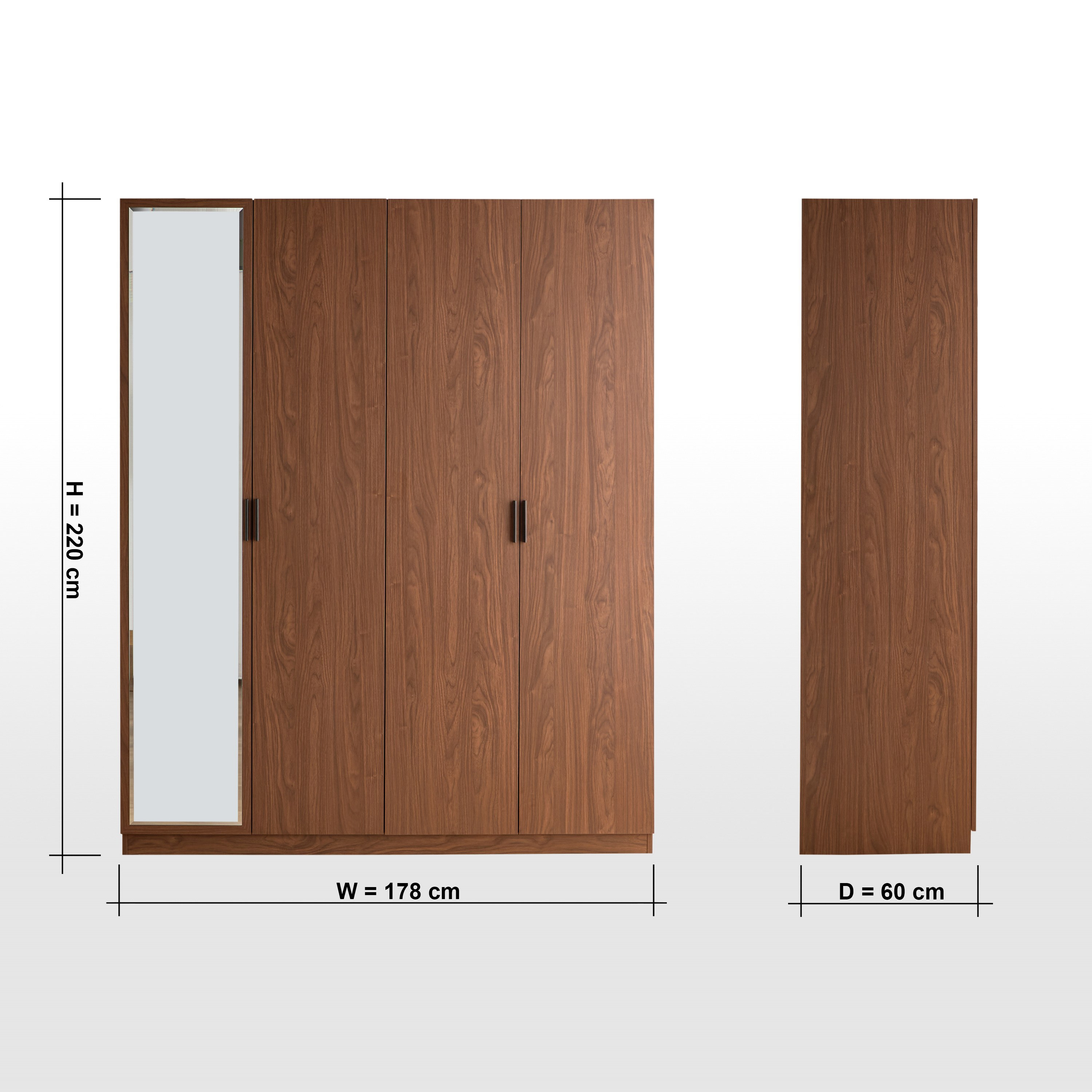 Countryside 4-Door Wardrobe with Drawer-furniture-bedroom-wardrobes-image-9