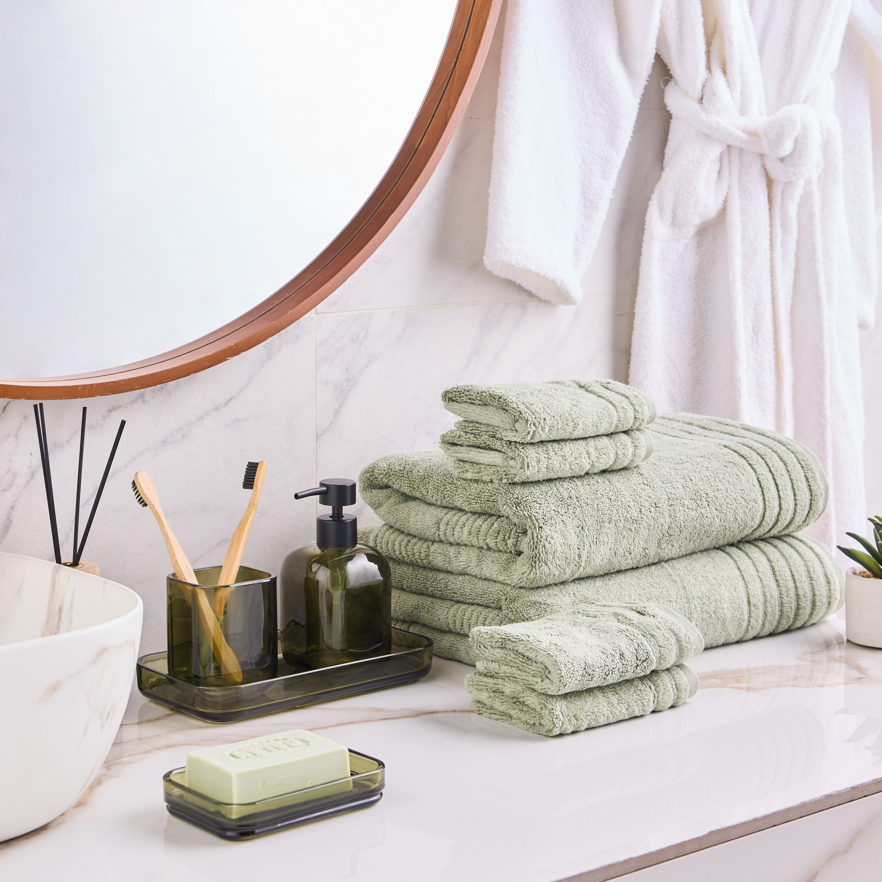 Egyptian Cotton 600 GSM Bath Sheet - 90x150 cm-household-bathandlaundry-bathlinen-towels-image-6