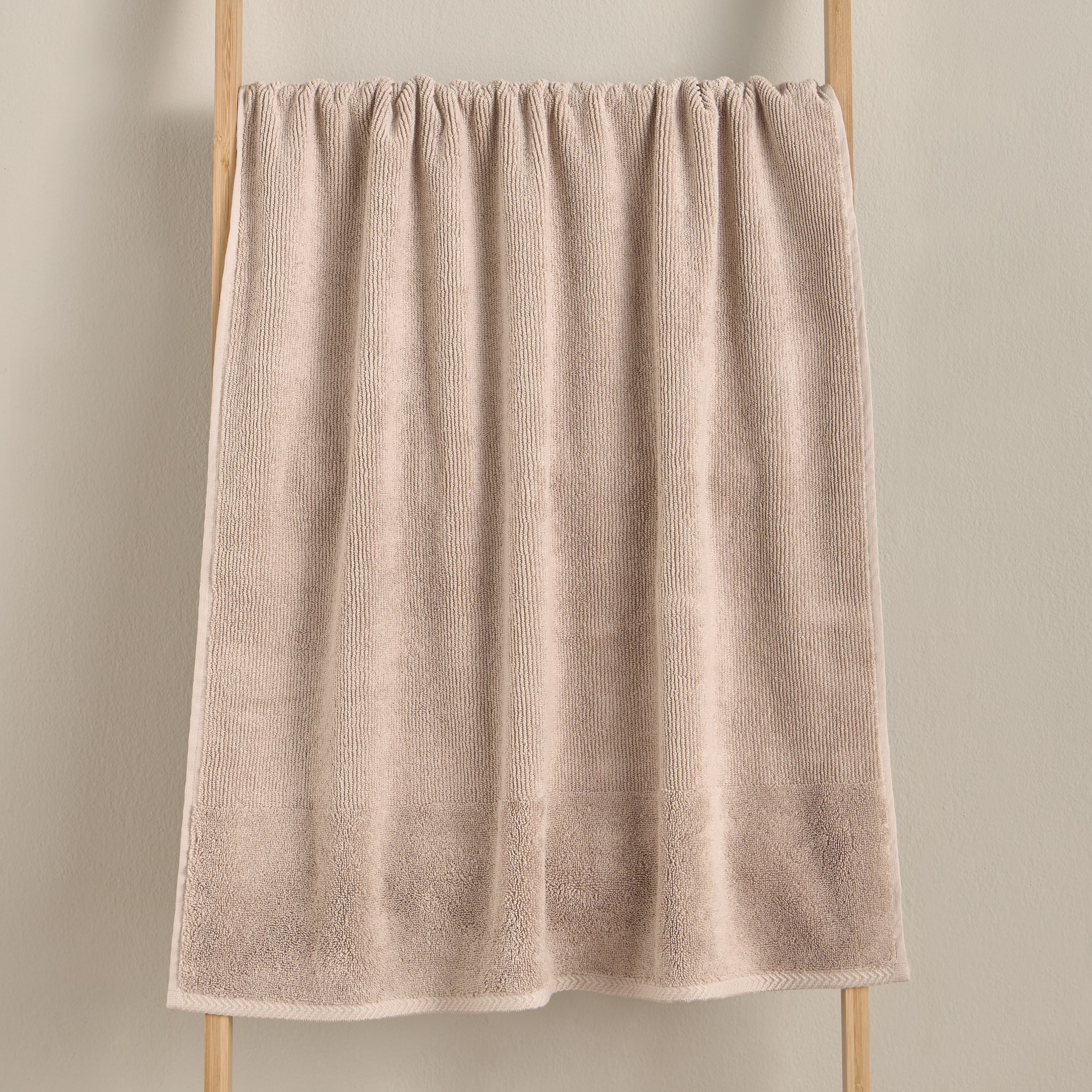 Ribbed 600 GSM Turkish Bath Towel - 70x140 cm-household-bathandlaundry-bathlinen-towels-image-2