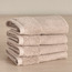 Ribbed 4-Piece Turkish Cotton Fingertip Towel Set - 30x30 cm-household-bathandlaundry-bathlinen-towels-image-1