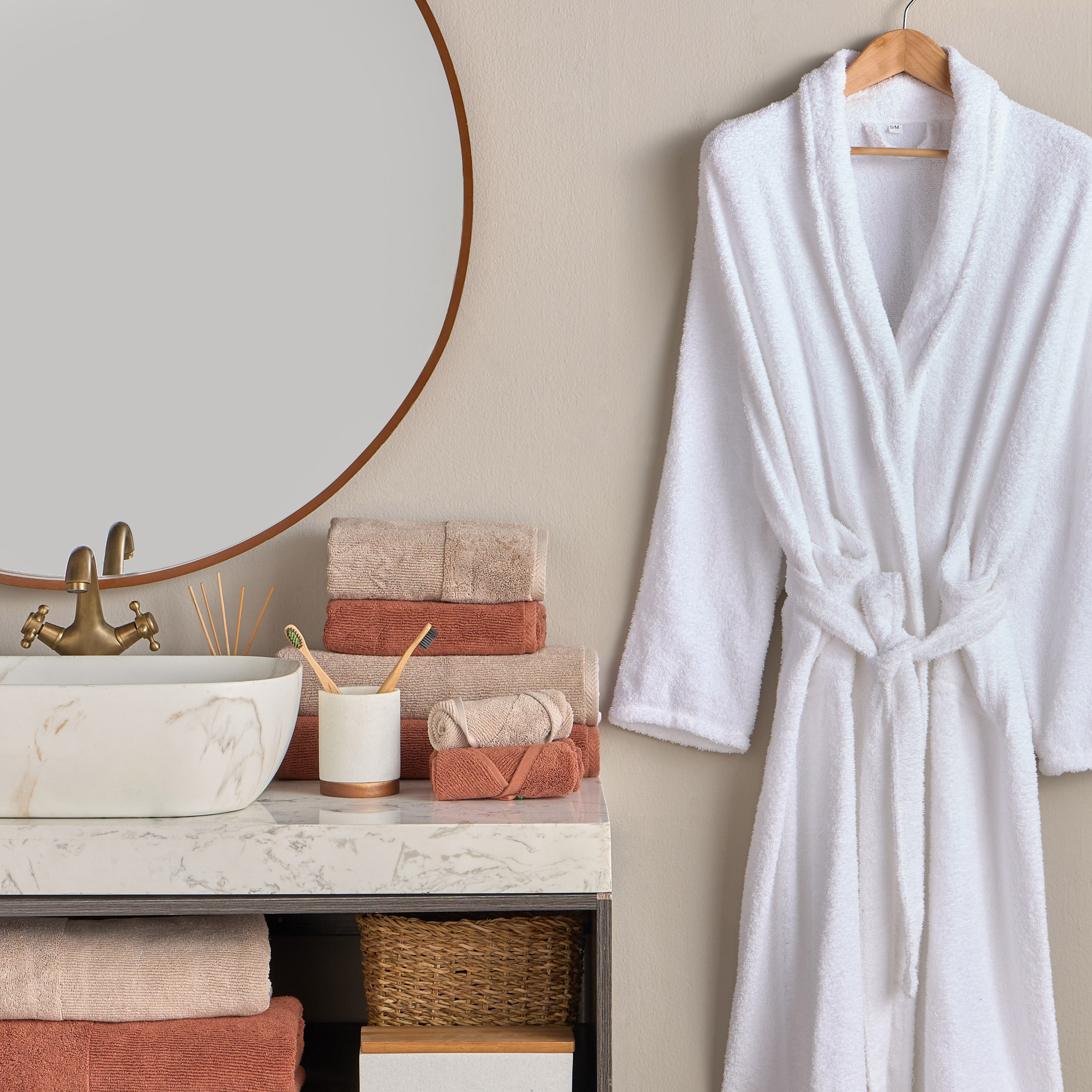 Ribbed 4-Piece Turkish Cotton Fingertip Towel Set - 30x30 cm-household-bathandlaundry-bathlinen-towels-image-7