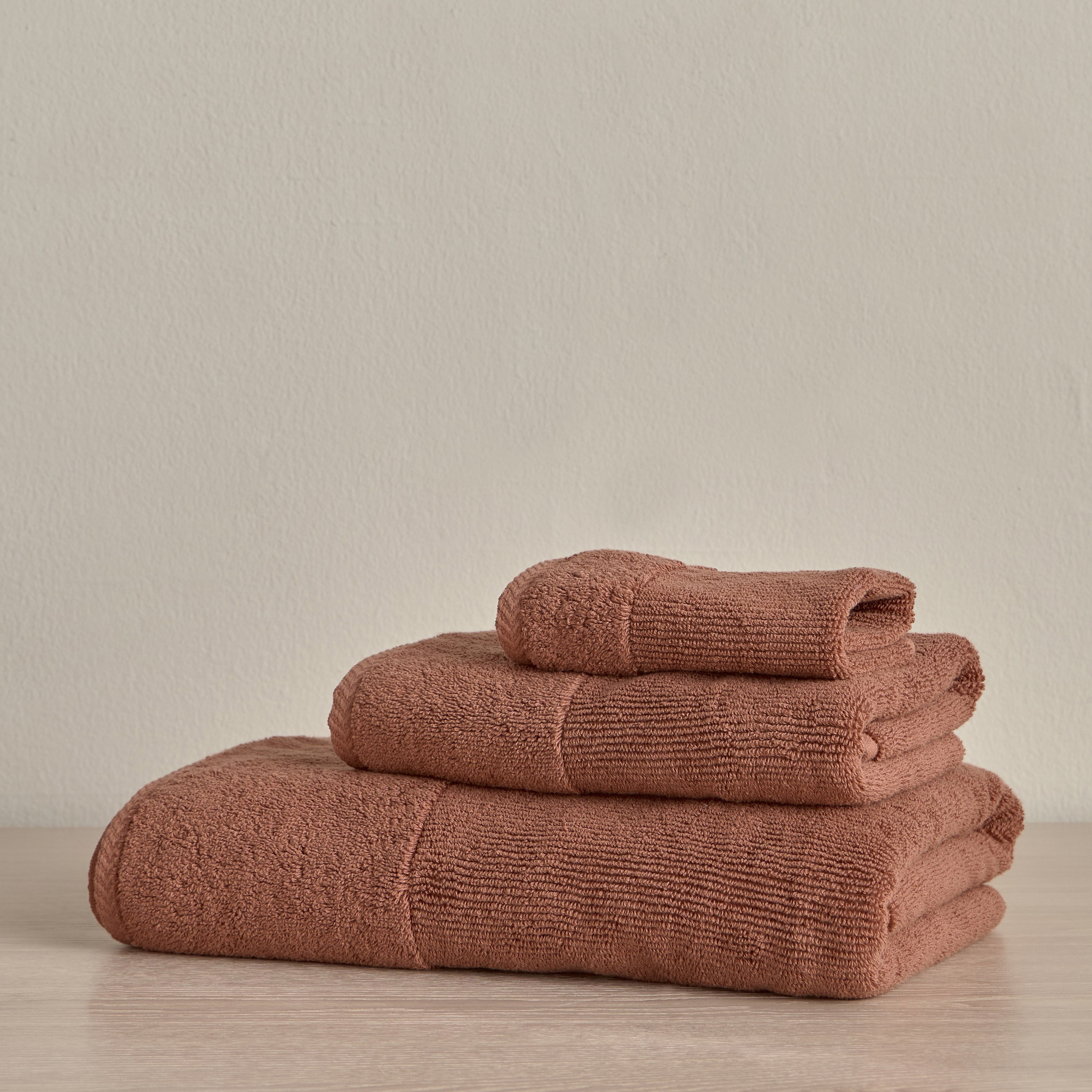 Ribbed 4-Piece Turkish Cotton Fingertip Towel Set - 30x30 cm-household-bathandlaundry-bathlinen-towels-image-5