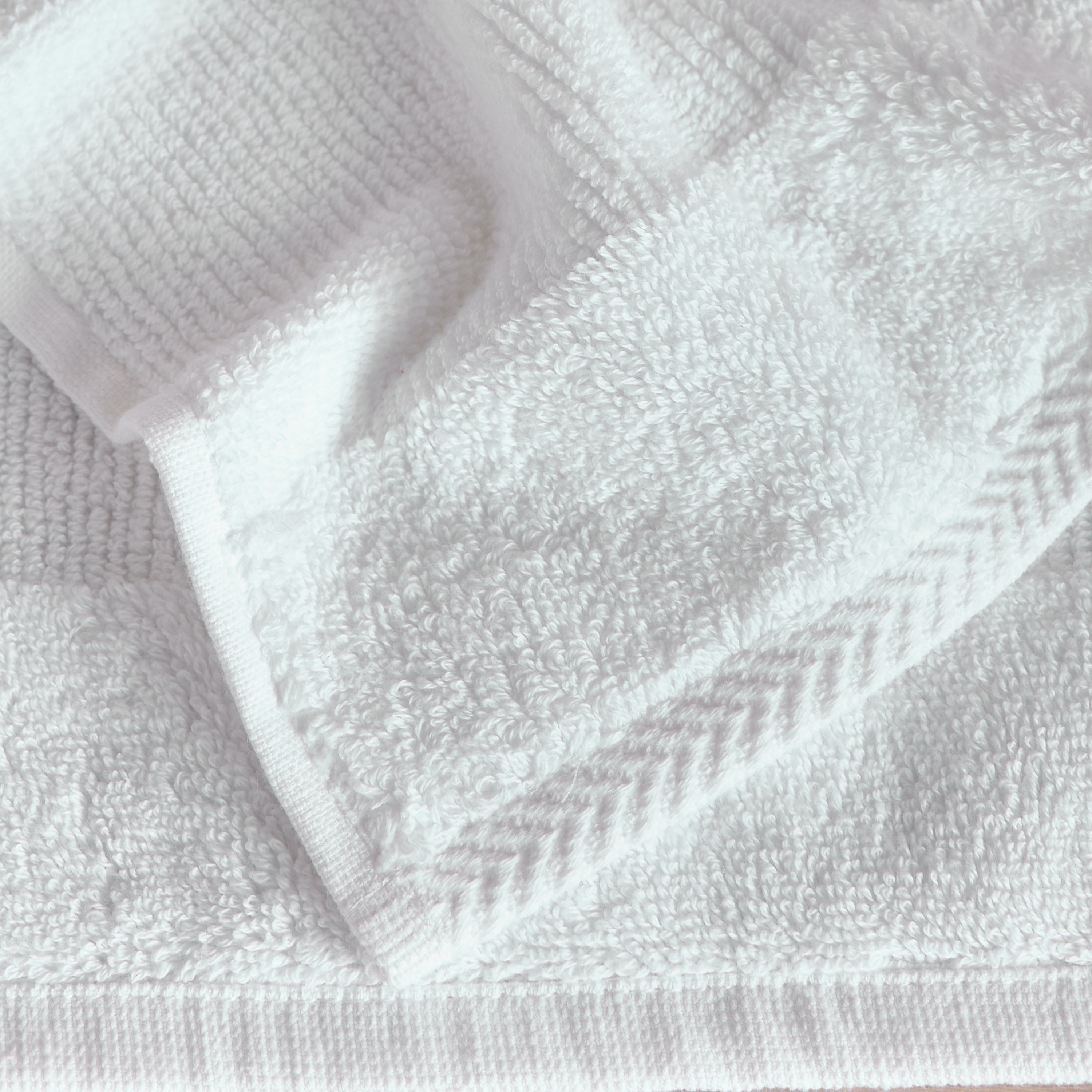 Ribbed 4-Piece Turkish Cotton Fingertip Towel Set - 30x30 cm-household-bathandlaundry-bathlinen-towels-image-3