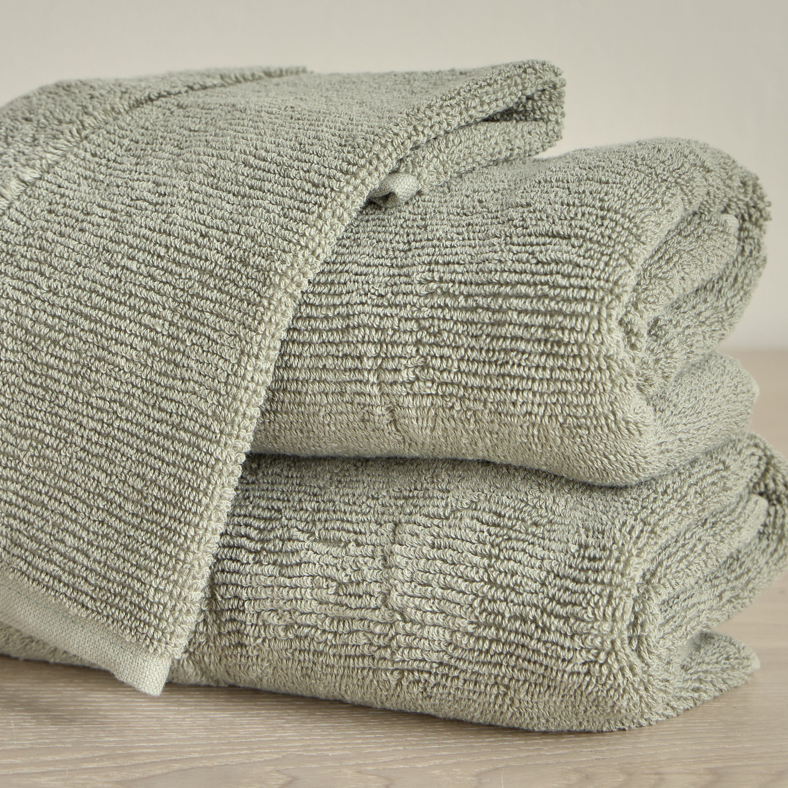 Ribbed 2-Piece 600 GSM Turkish Cotton Hand Towel Set - 50x70 cm-household-bathandlaundry-bathlinen-towels-image-3