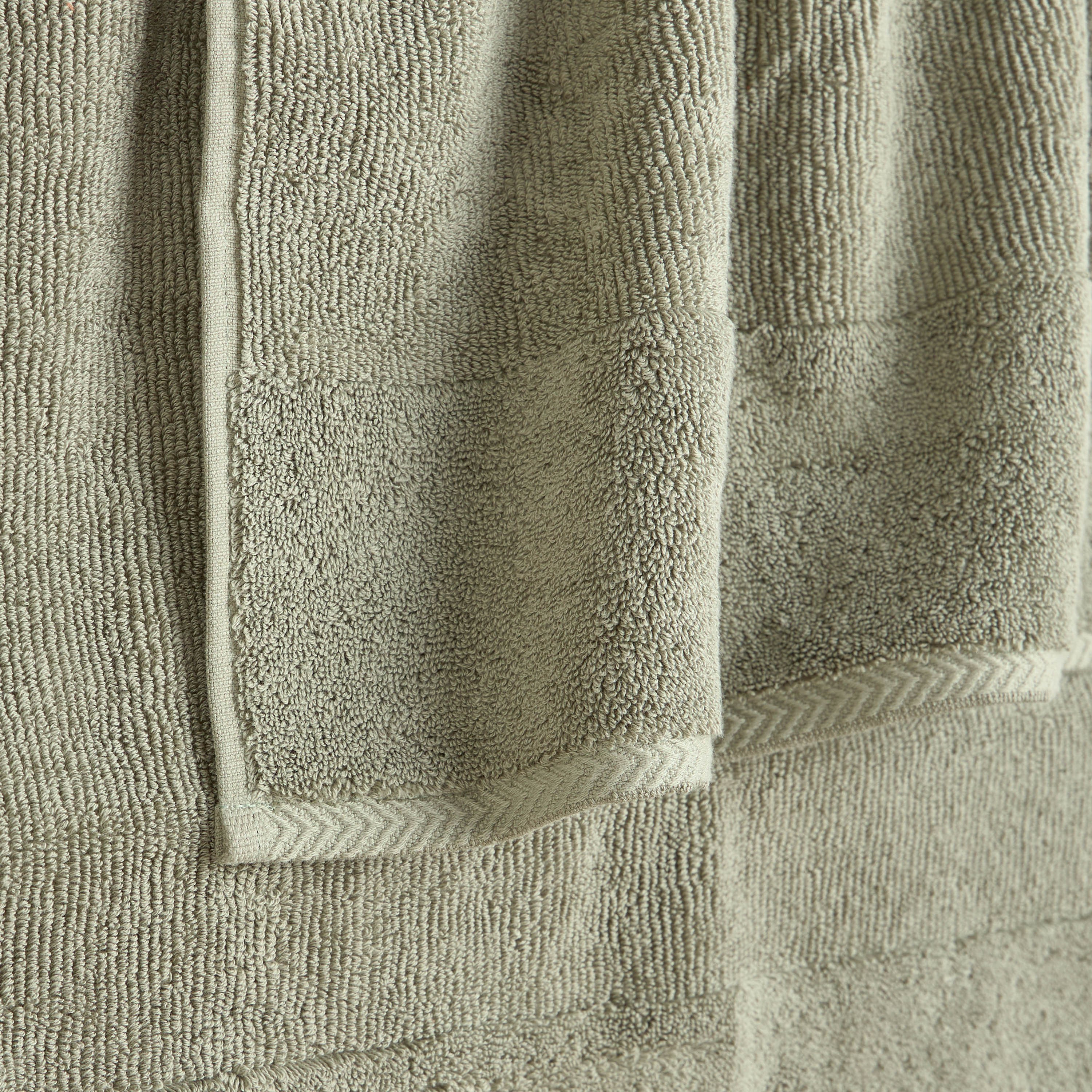 Ribbed 2-Piece 600 GSM Turkish Cotton Hand Towel Set - 50x70 cm-household-bathandlaundry-bathlinen-towels-image-4
