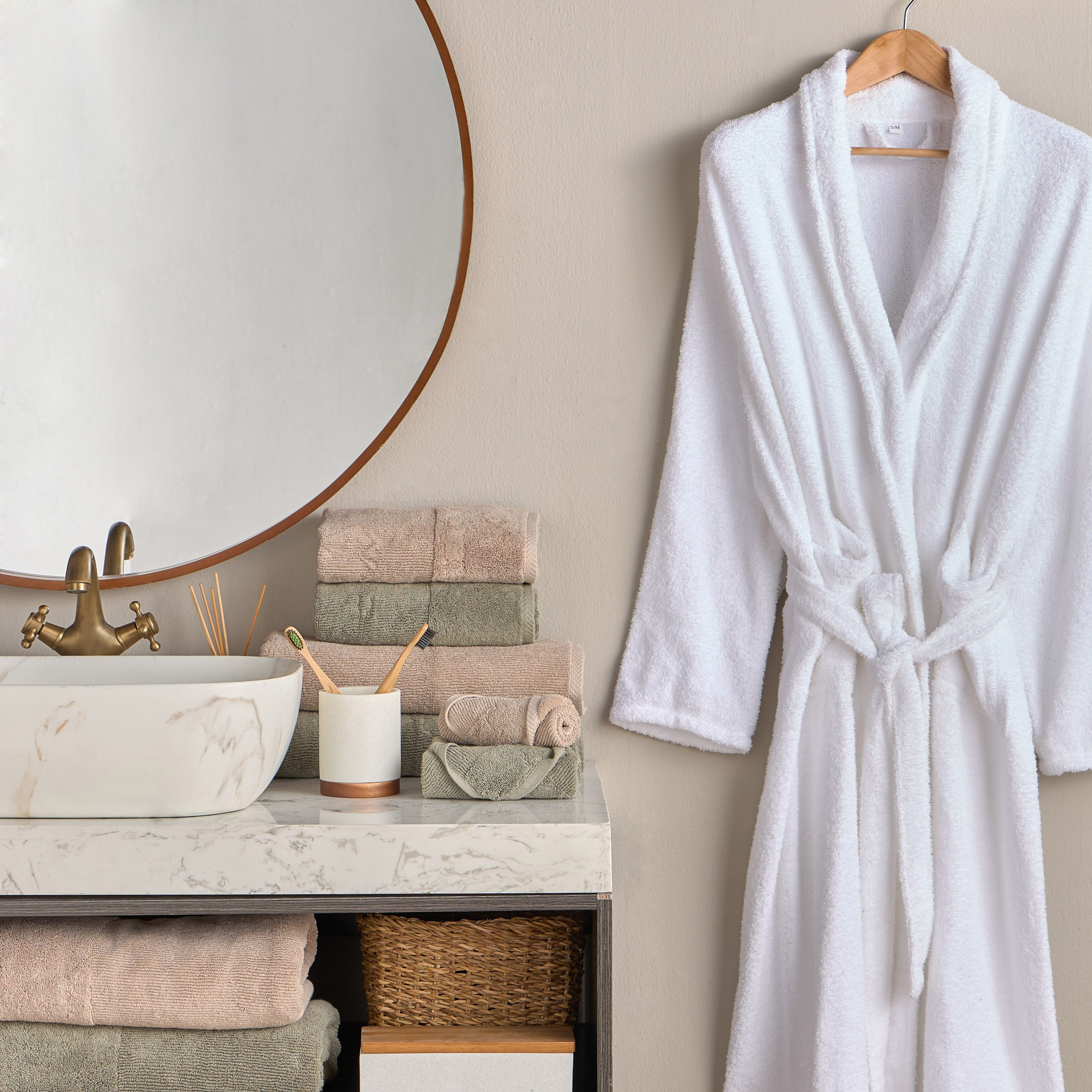 Ribbed 2-Piece 600 GSM Turkish Cotton Hand Towel Set - 50x70 cm-household-bathandlaundry-bathlinen-towels-image-8