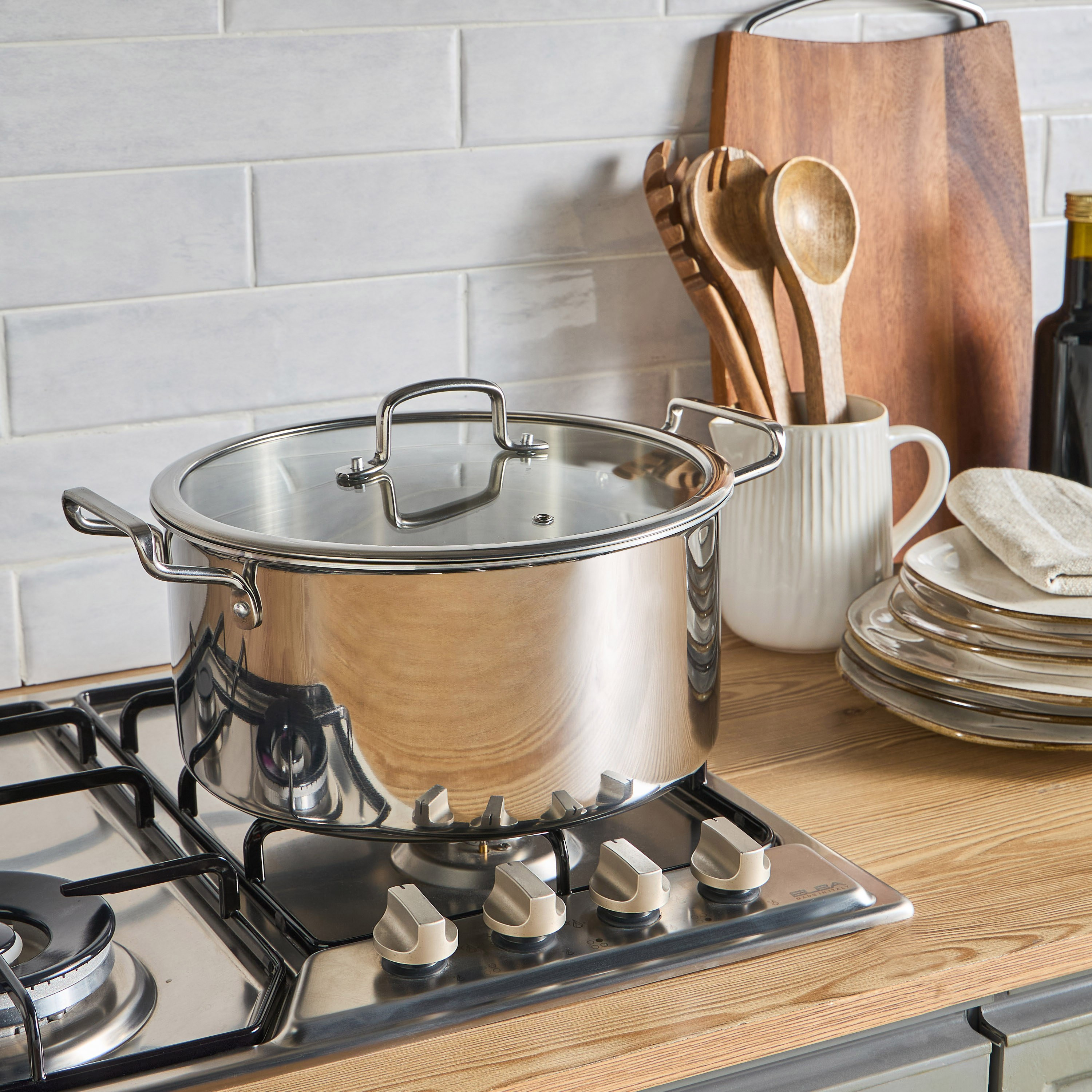 Argent Stainless Steel Induction Base Casserole - 28 cm-household-kitchen-cookware-potsandpans-image-3